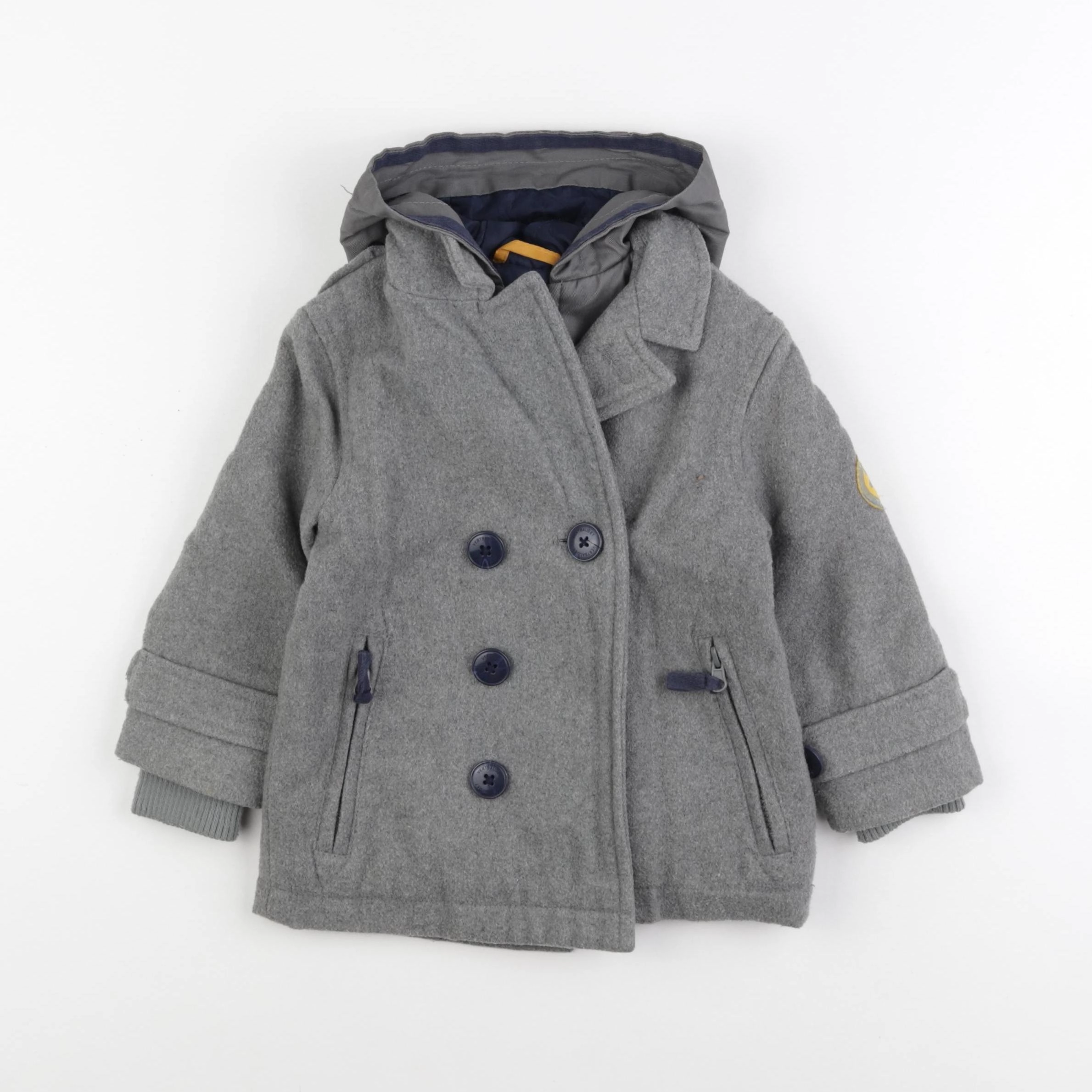 Vertbaudet - manteau gris - 2 ans