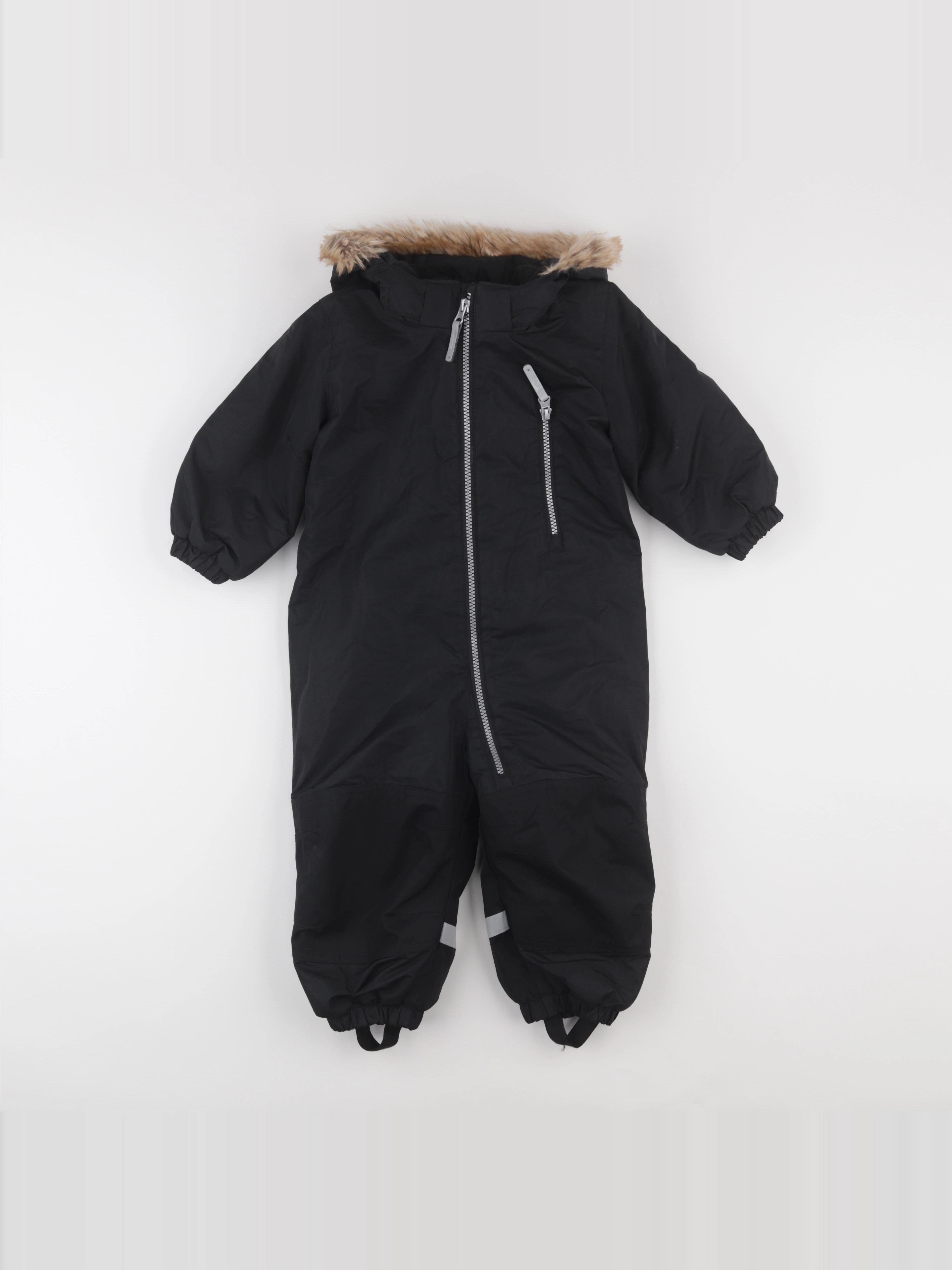H&M - combi-pilote noir - 12/18 mois