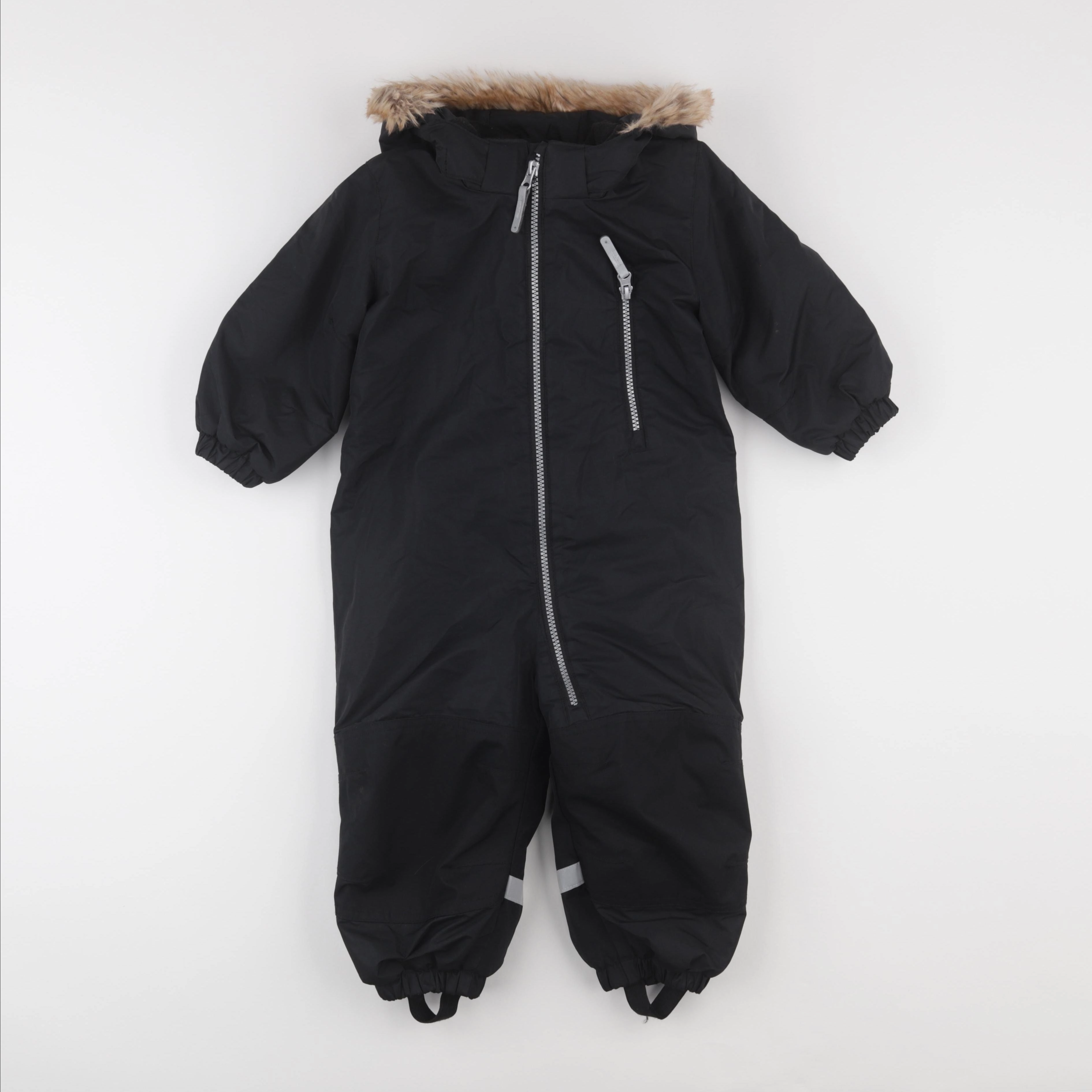 H&M - combi-pilote noir - 12/18 mois
