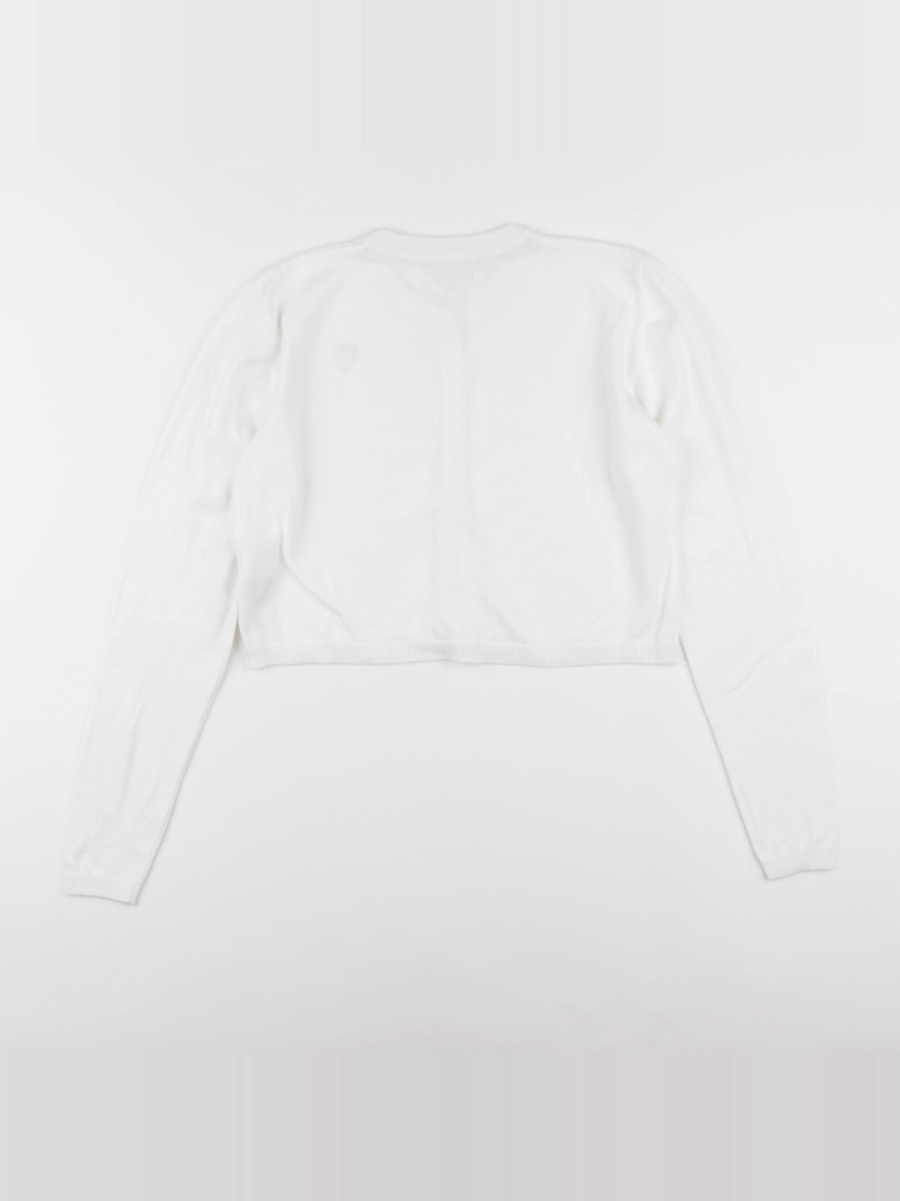 Vertbaudet - gilet blanc - 12 ans