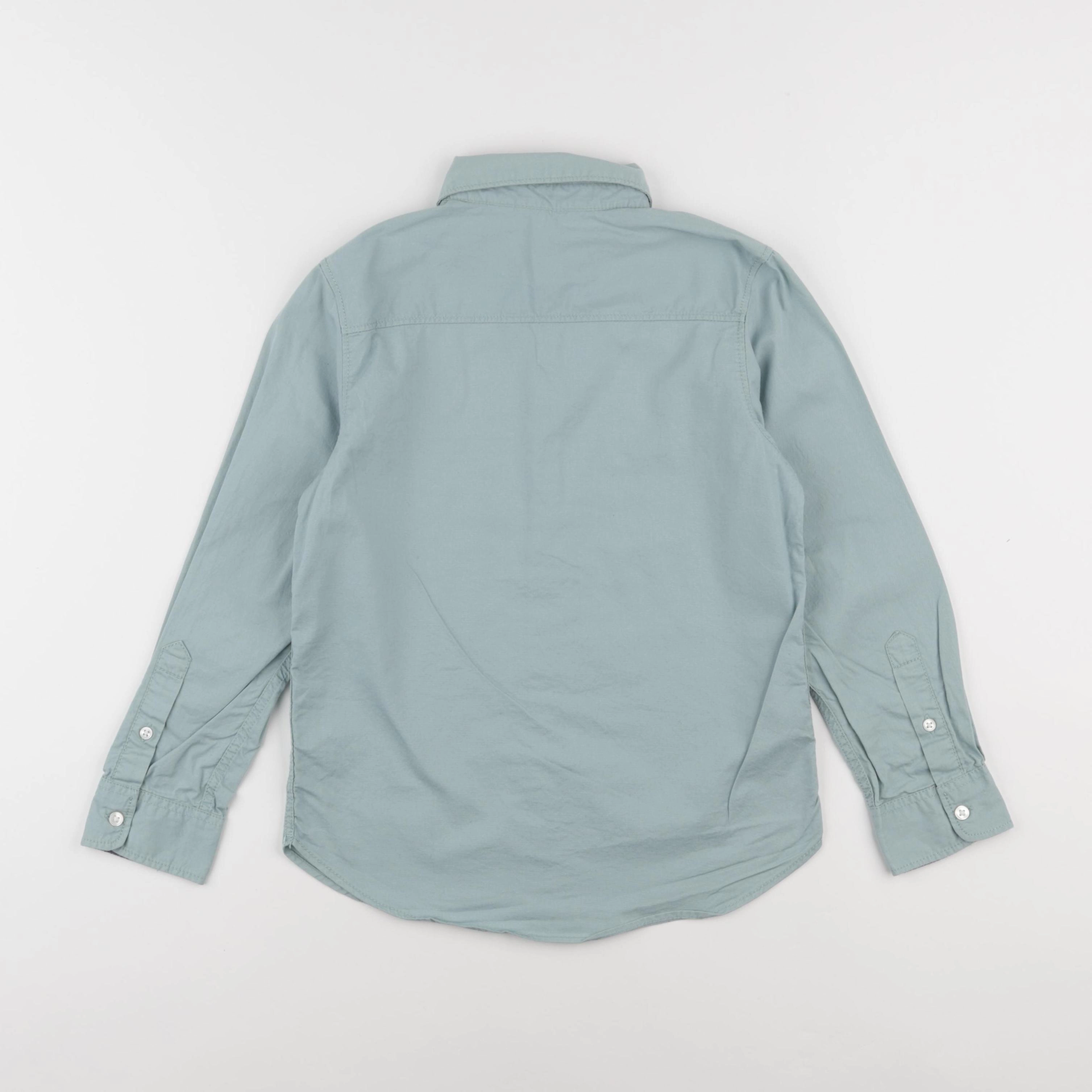 H&M - chemise bleu - 7 ans