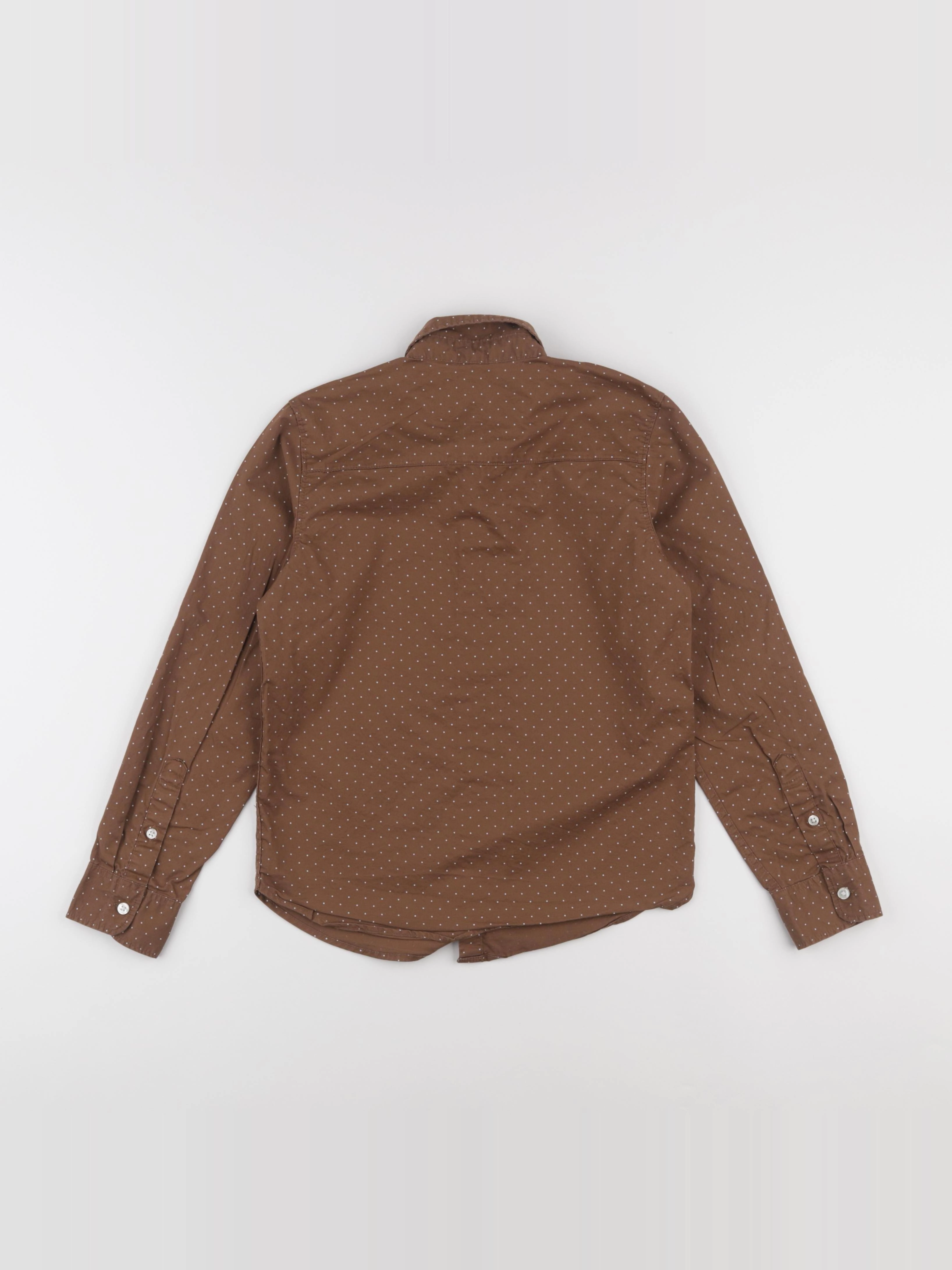 H&M - chemise marron - 8/9 ans