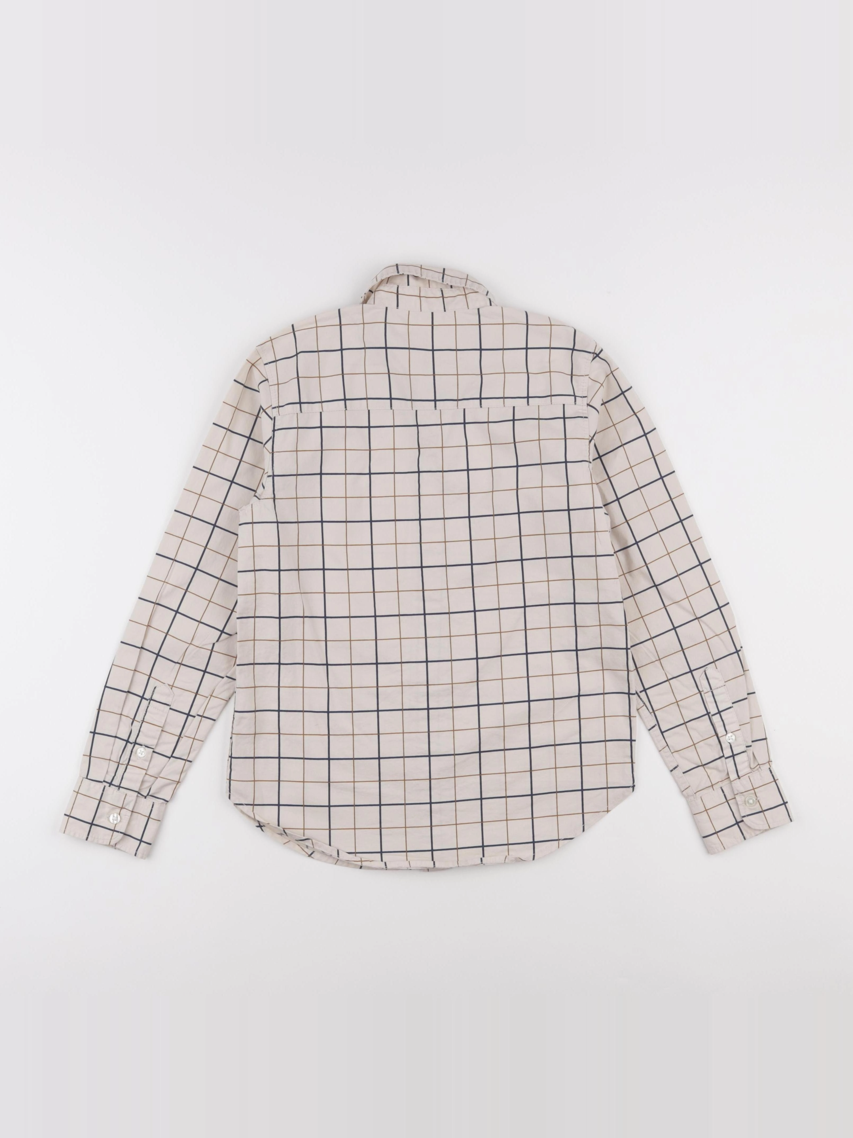 H&M - chemise beige - 8/9 ans
