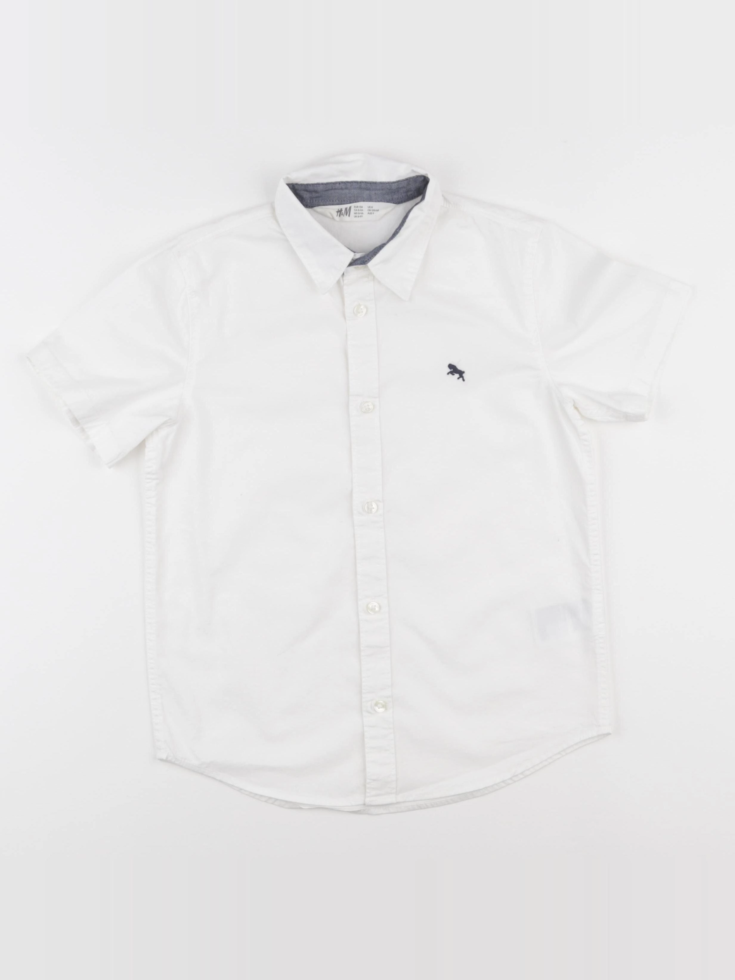 H&M - chemise blanc - 8 ans