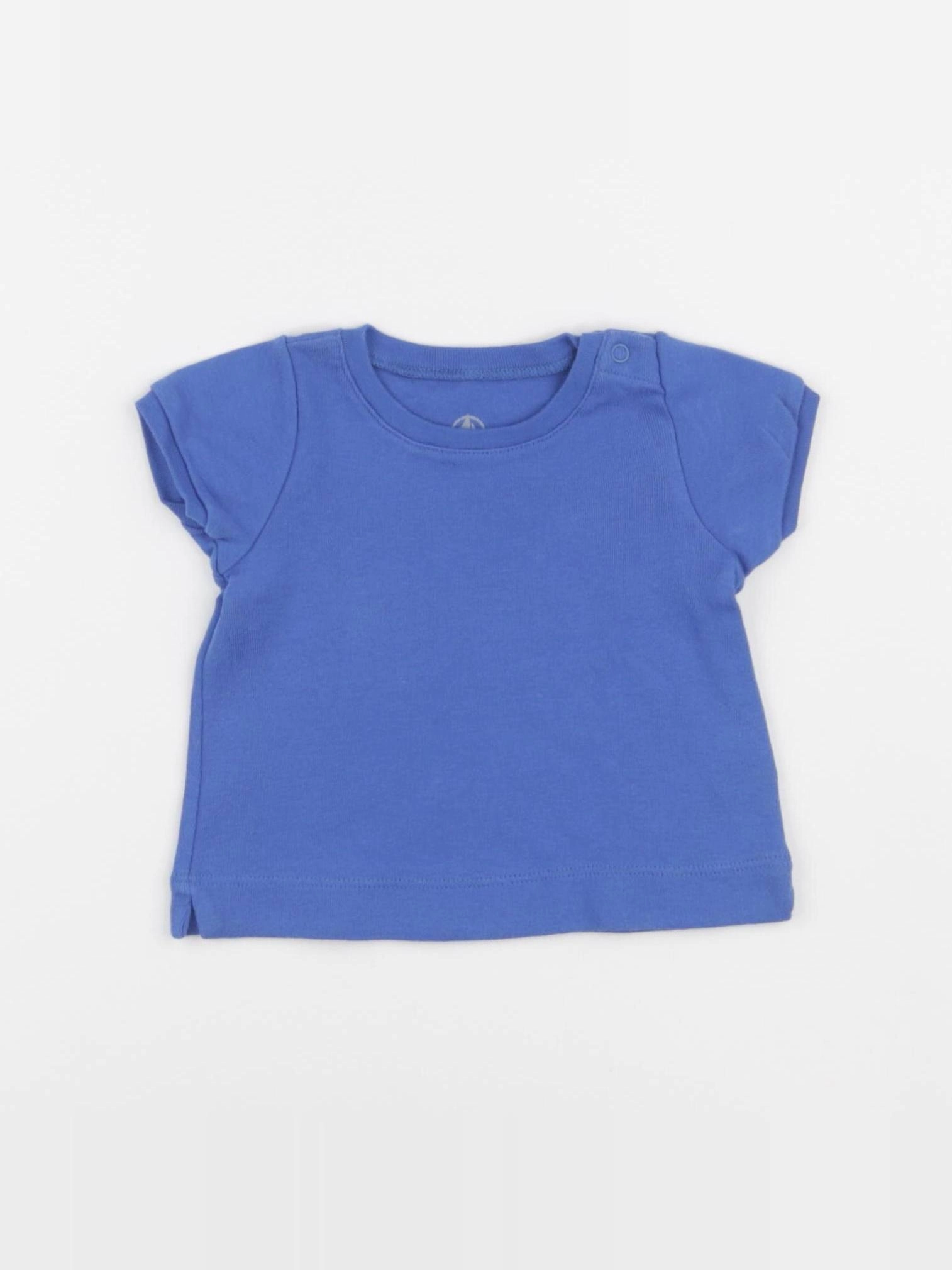 Petit Bateau - tee-shirt bleu - 3 mois