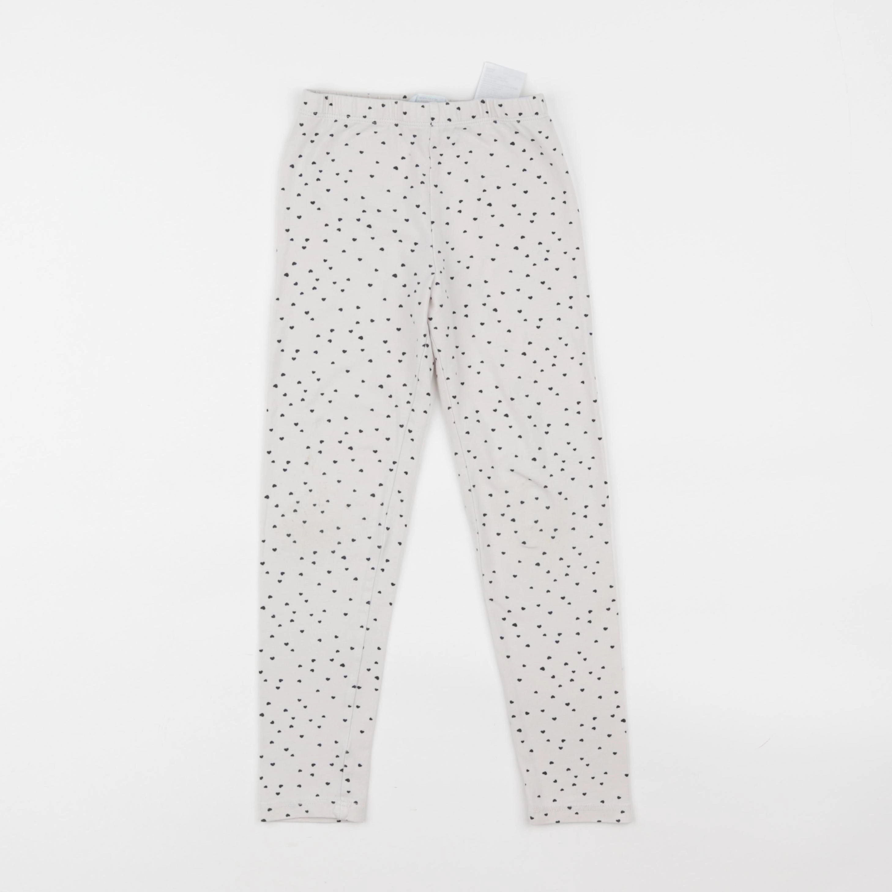 H&M - legging blanc, noir - 5/6 ans