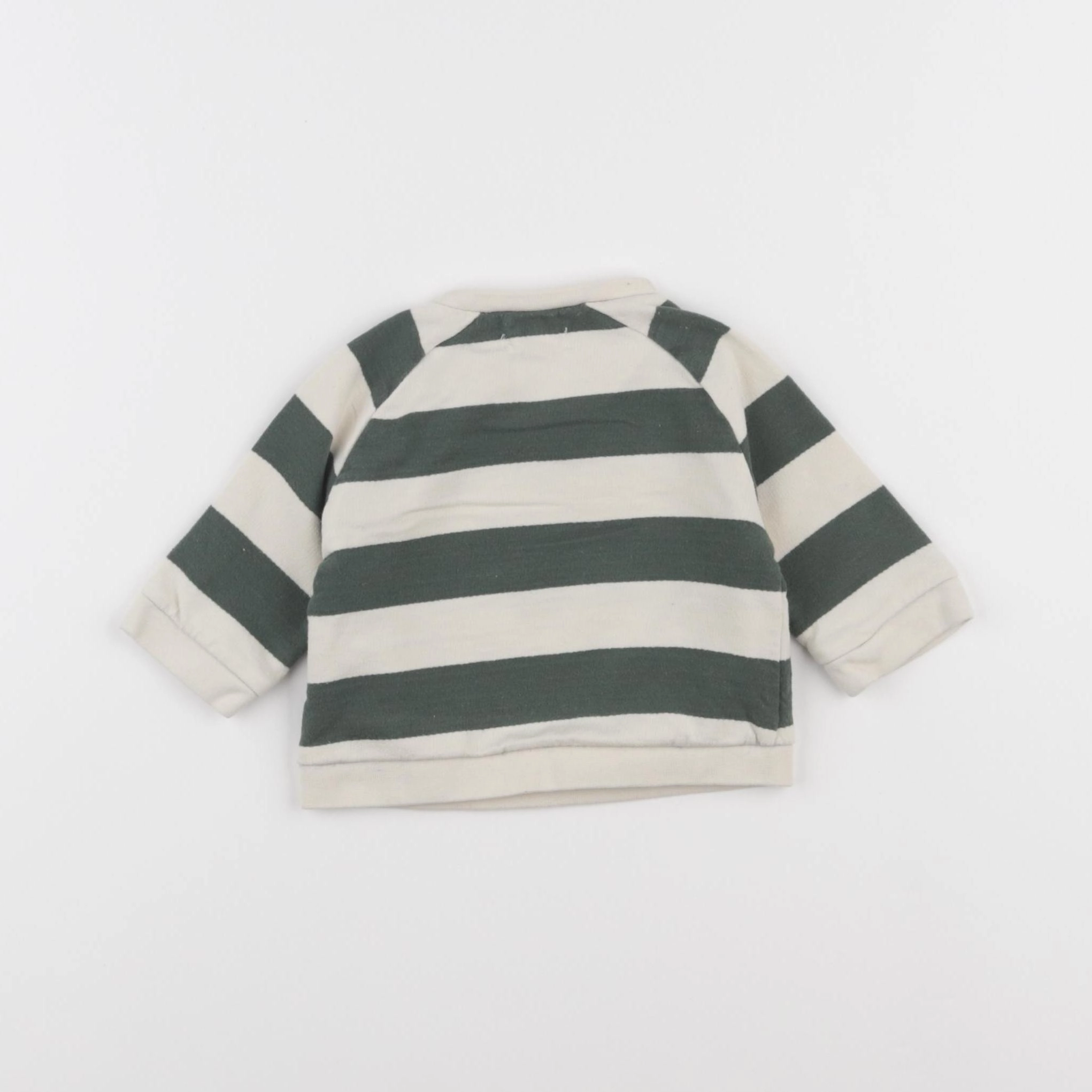 Vertbaudet - sweat vert - 3 mois