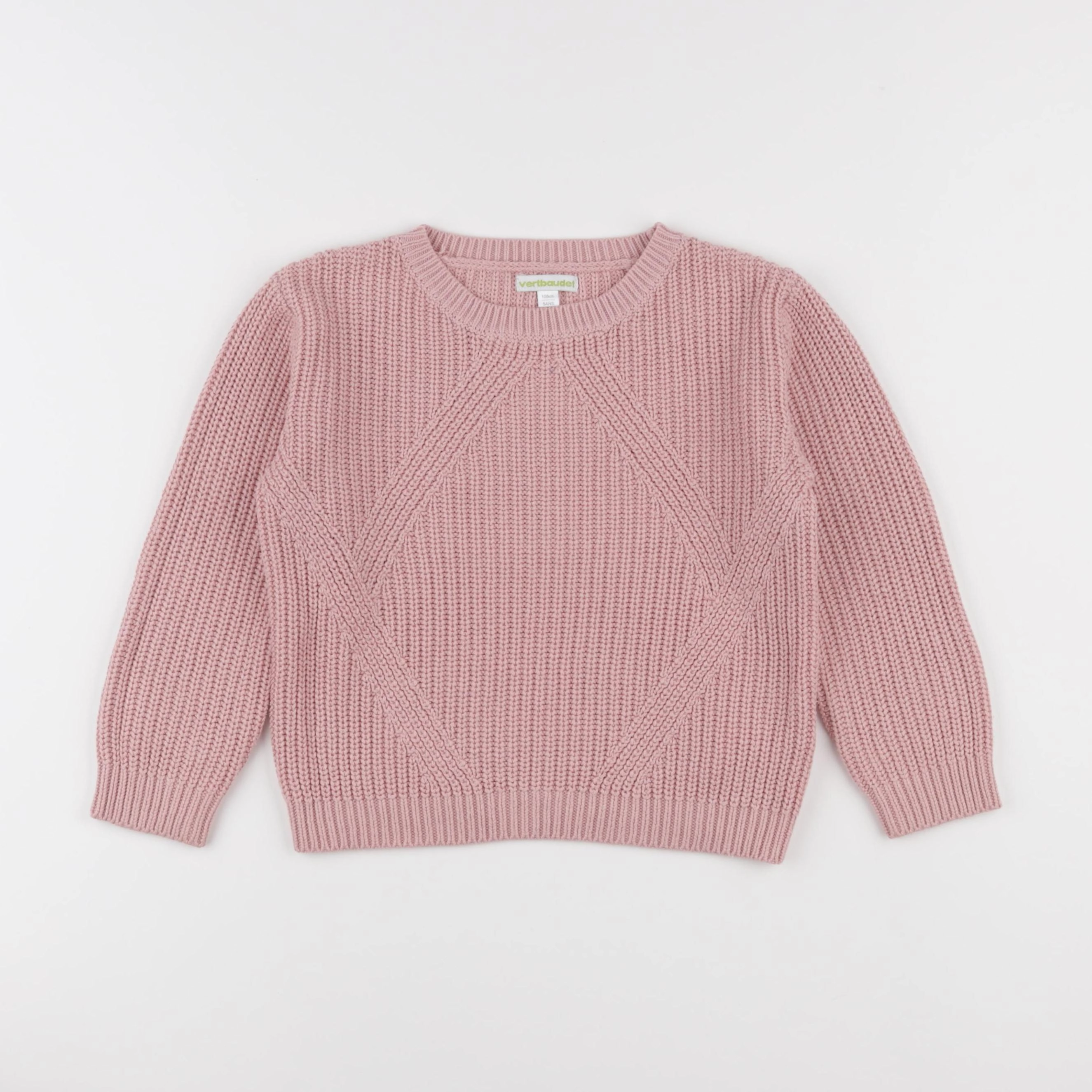 Vertbaudet - pull rose - 5 ans