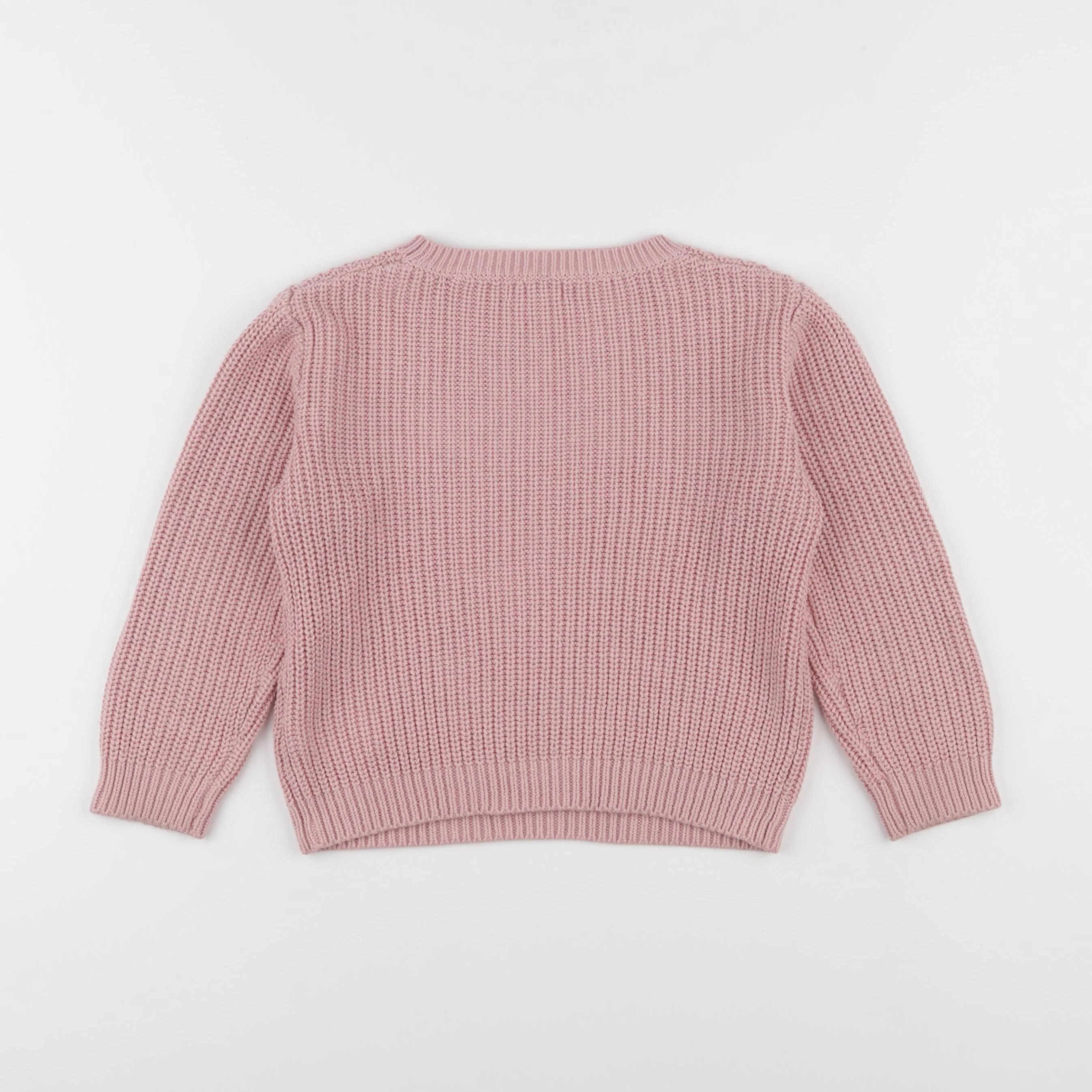 Vertbaudet - pull rose - 5 ans