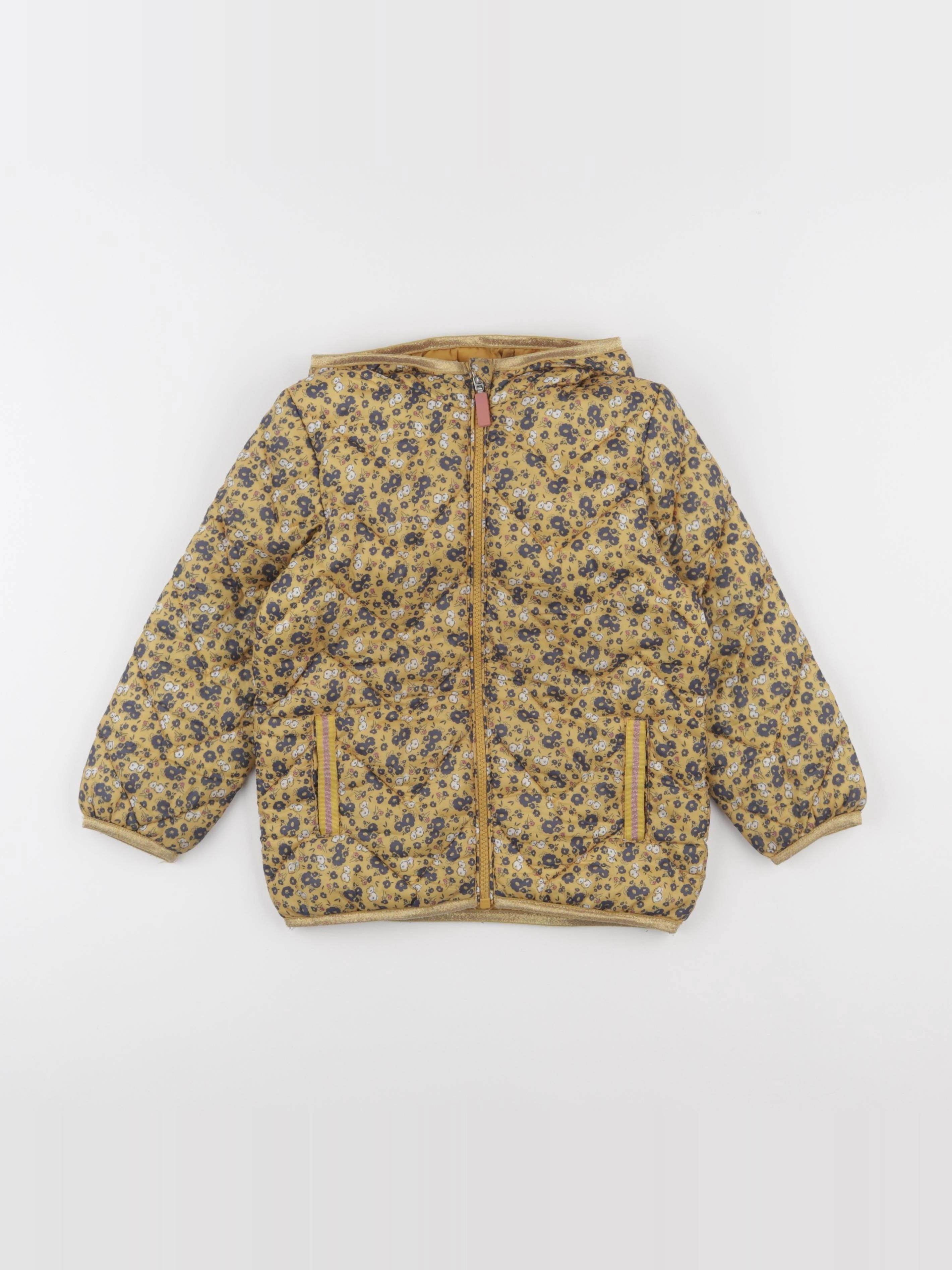 Vertbaudet - doudoune jaune - 5 ans