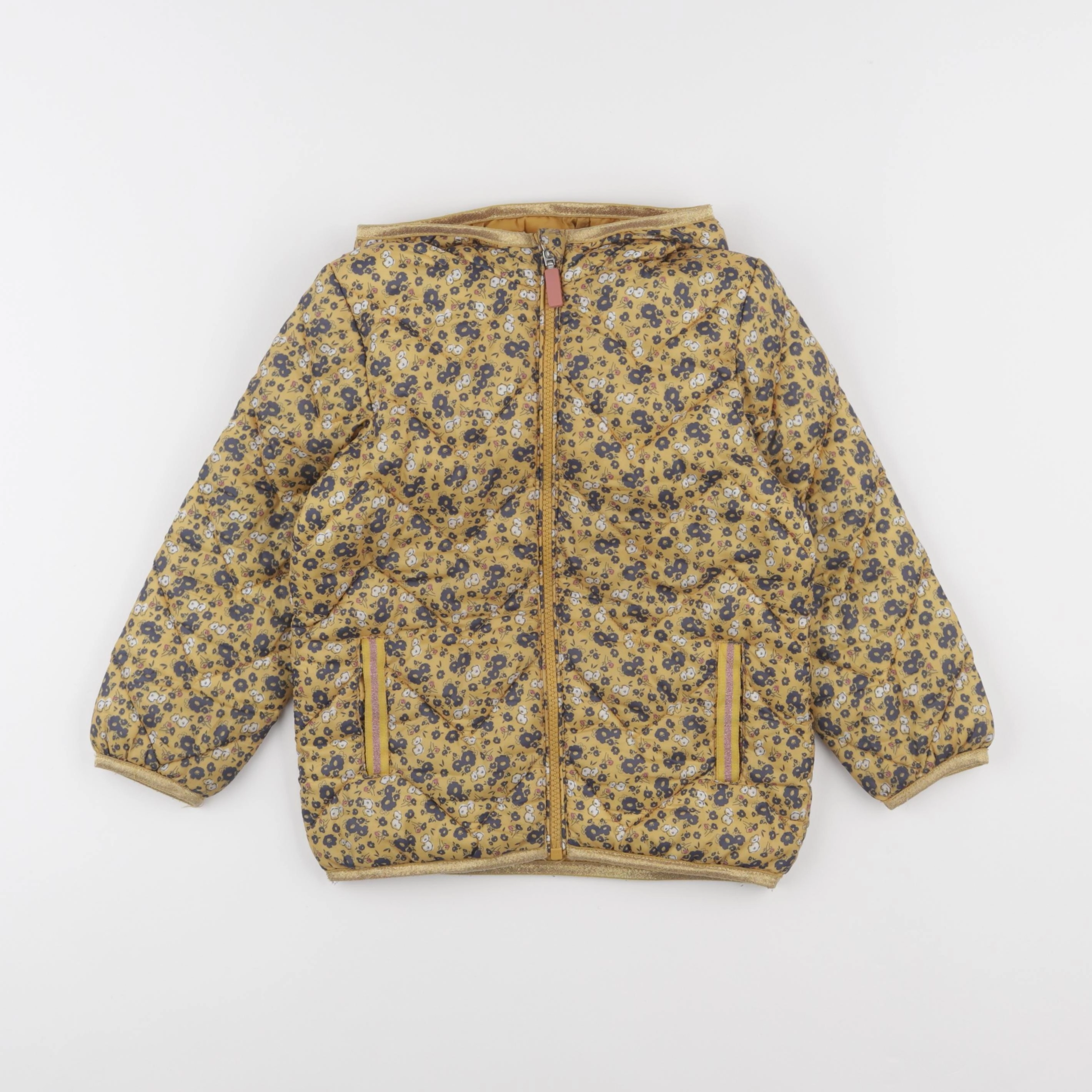 Vertbaudet - doudoune jaune - 5 ans