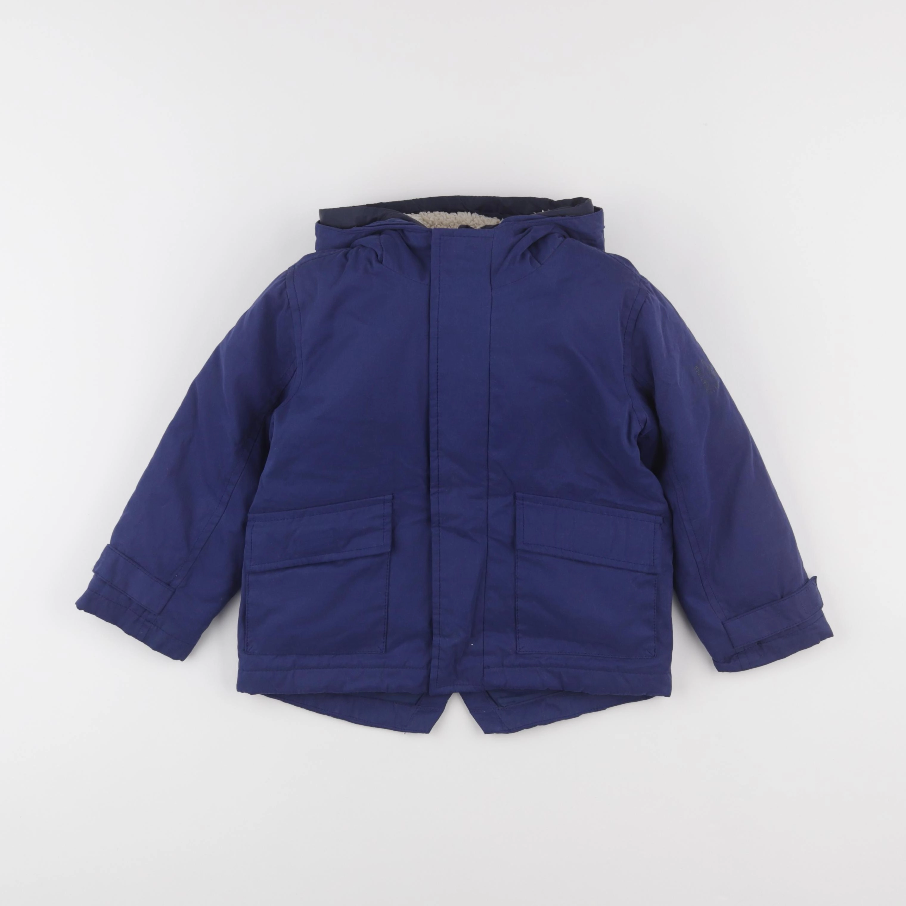 Vertbaudet - parka bleu - 3 ans
