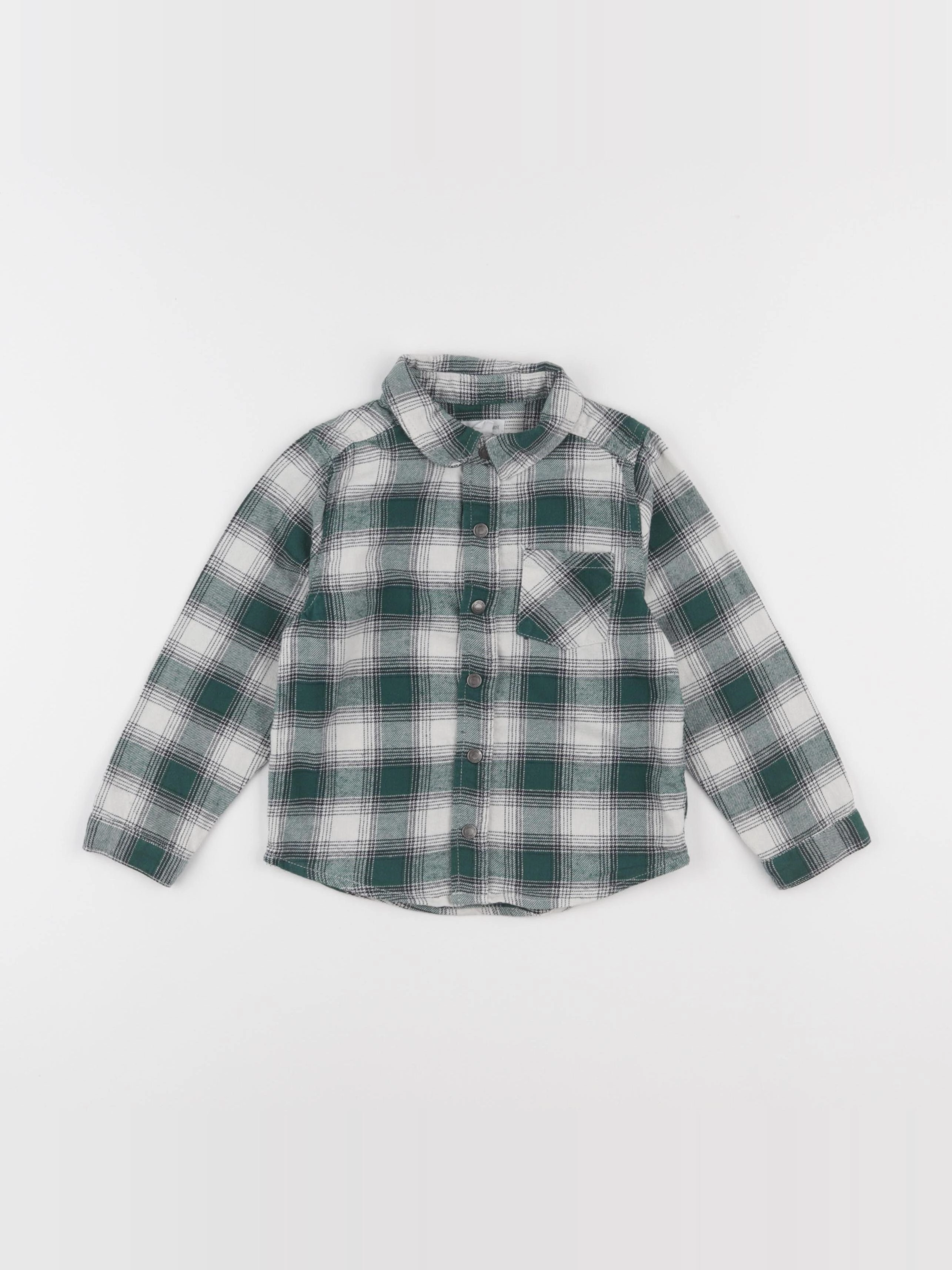 Vertbaudet - chemise vert - 36 mois