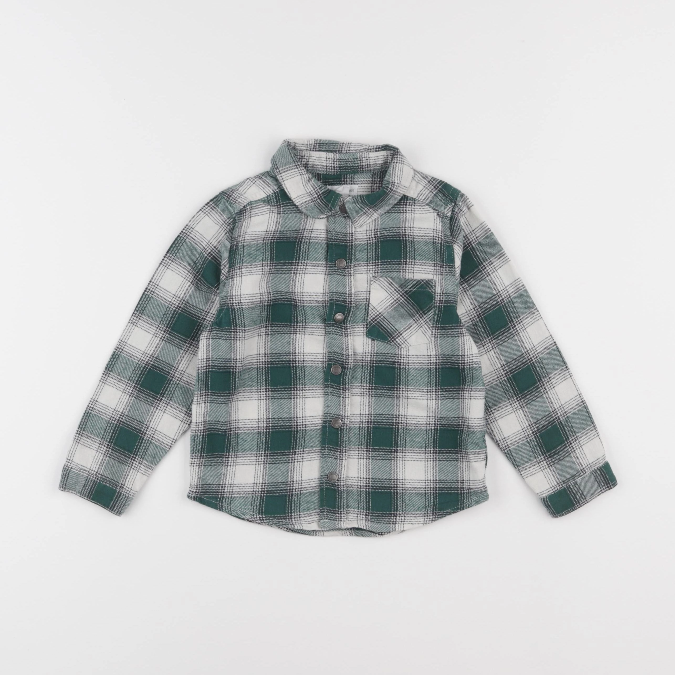 Vertbaudet - chemise vert - 36 mois