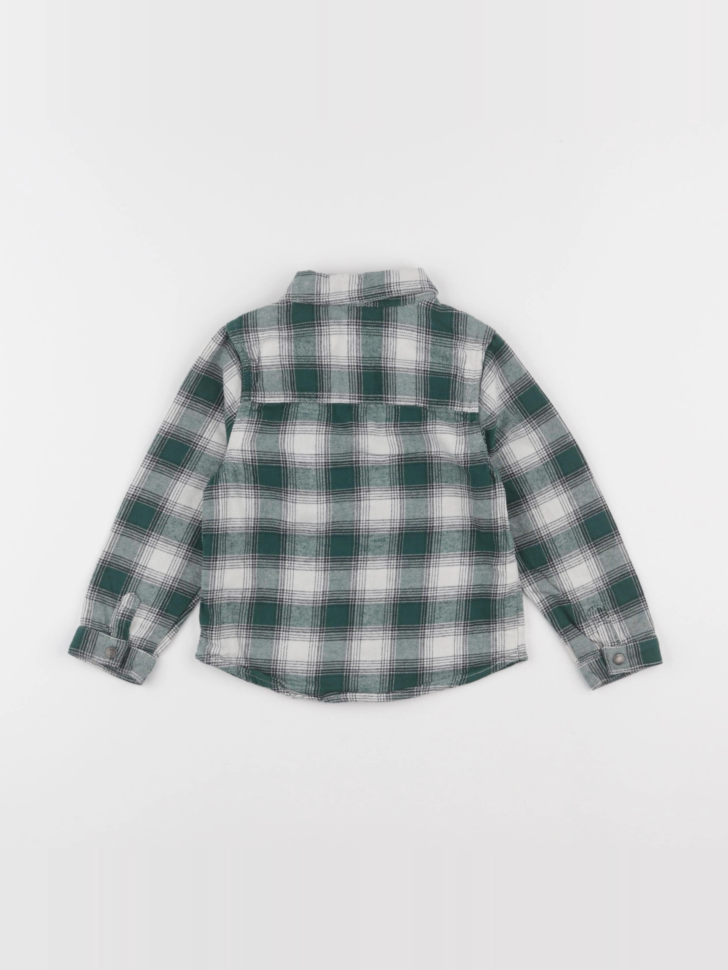 Vertbaudet - chemise vert - 36 mois