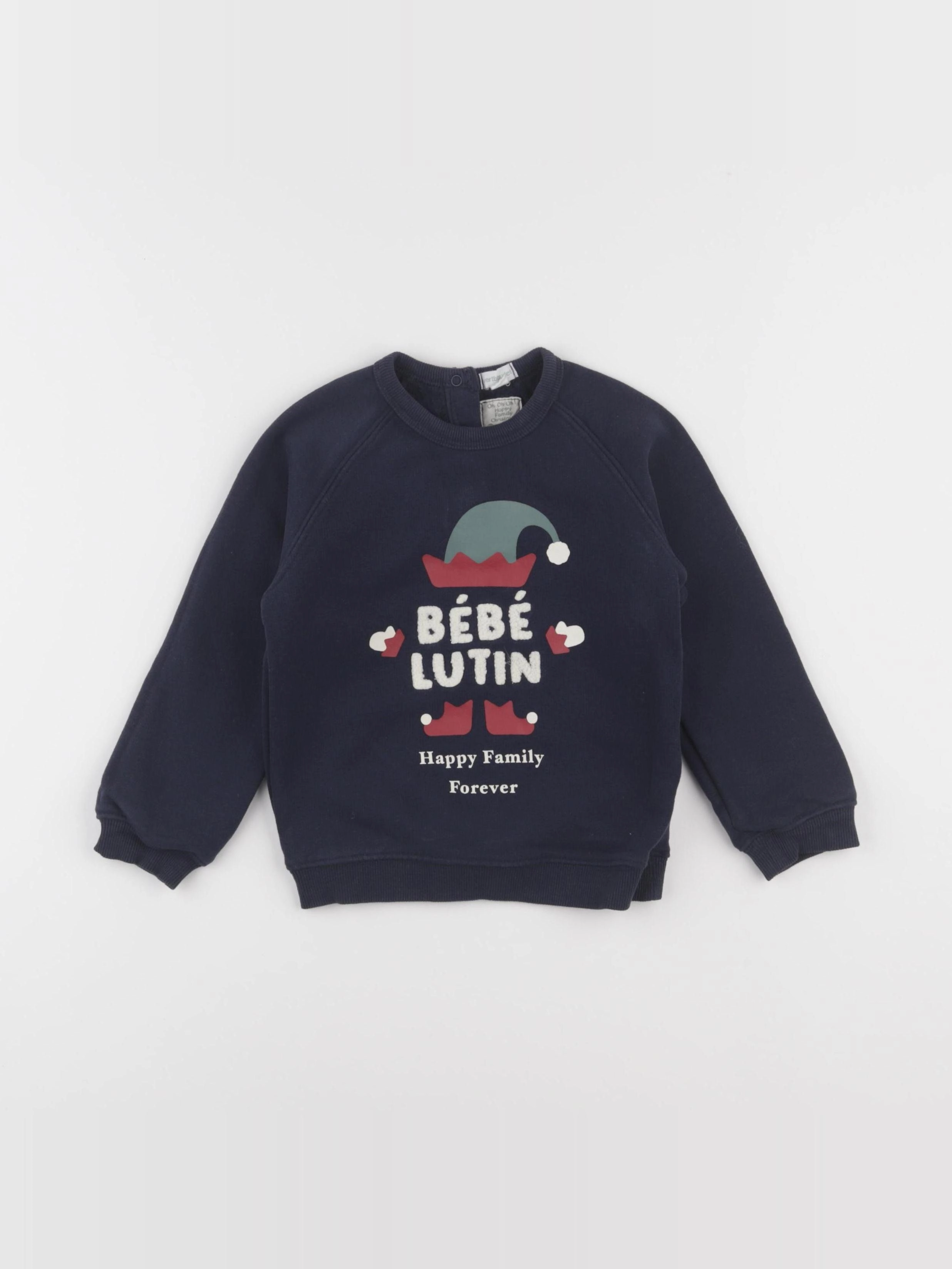 Vertbaudet - sweat bleu - 3 ans