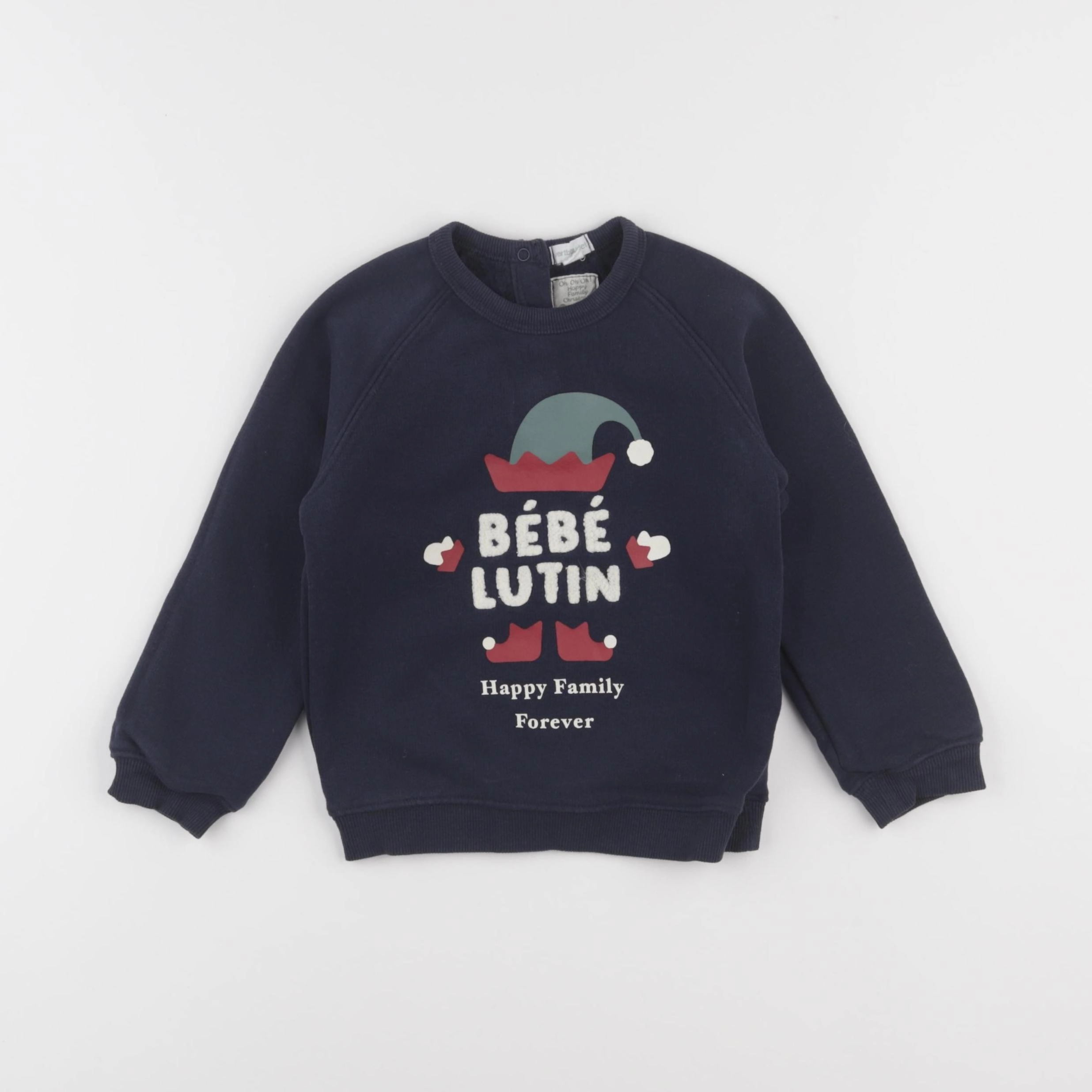 Vertbaudet - sweat bleu - 3 ans
