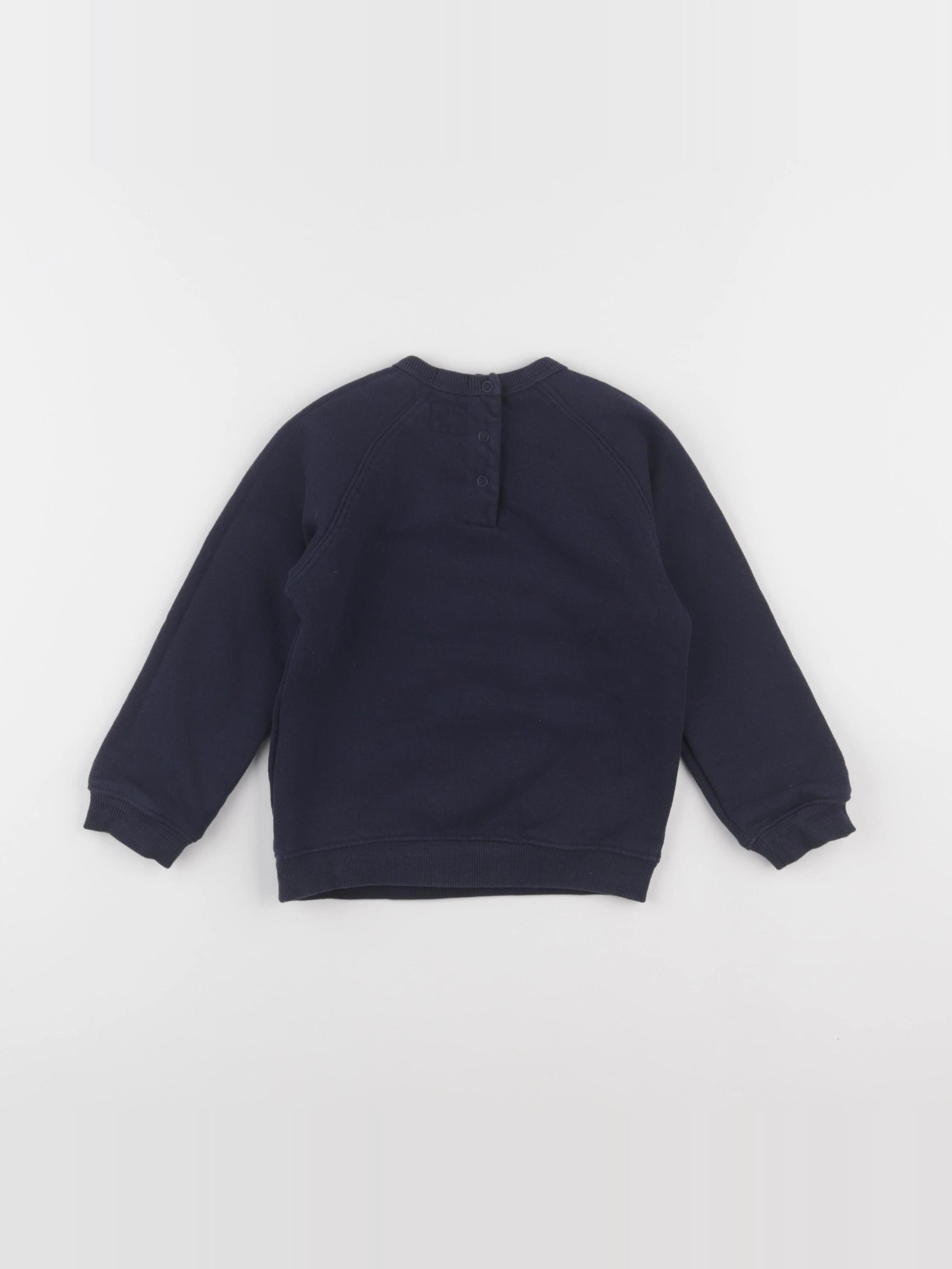 Vertbaudet - sweat bleu - 3 ans