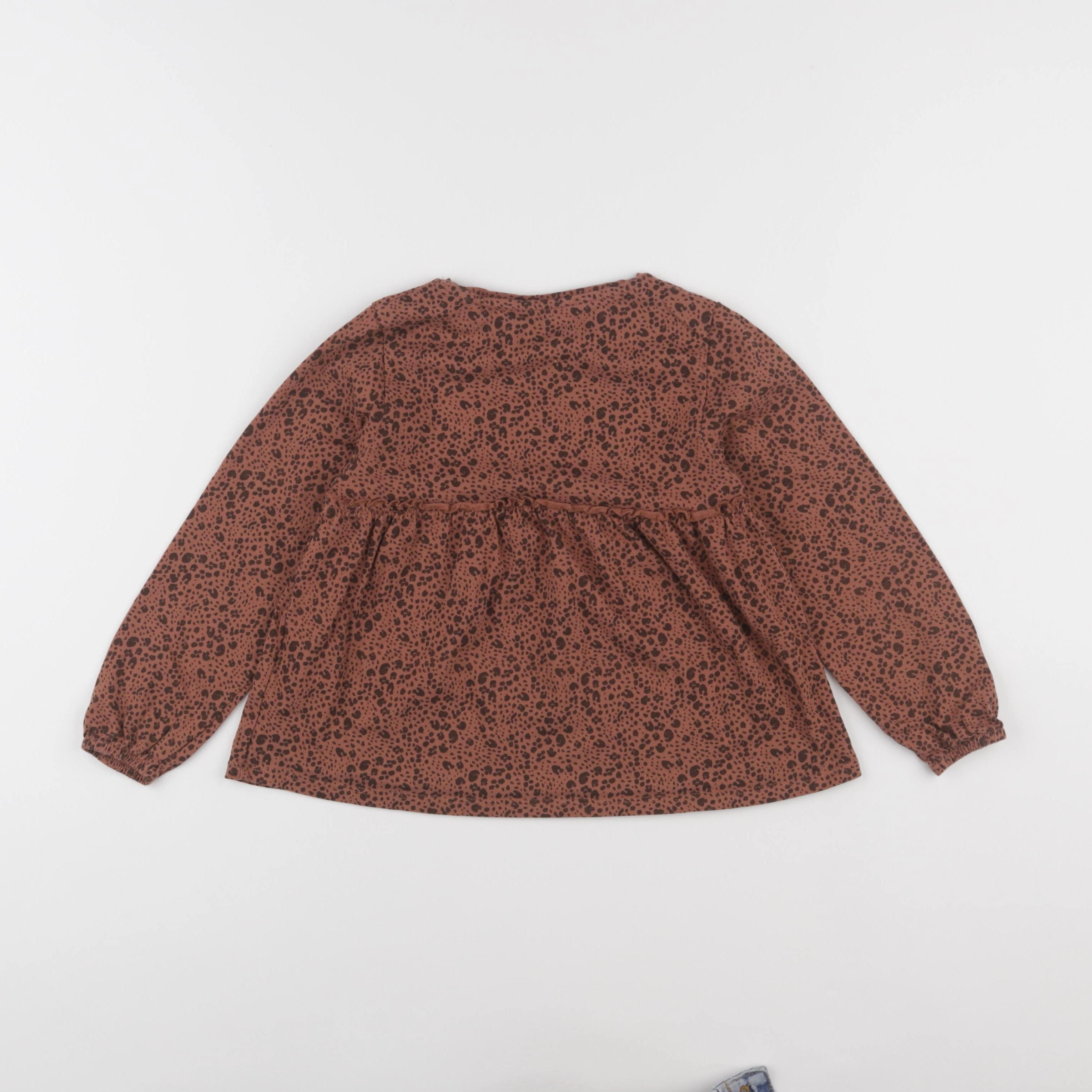 Vertbaudet - tee-shirt marron - 6 ans
