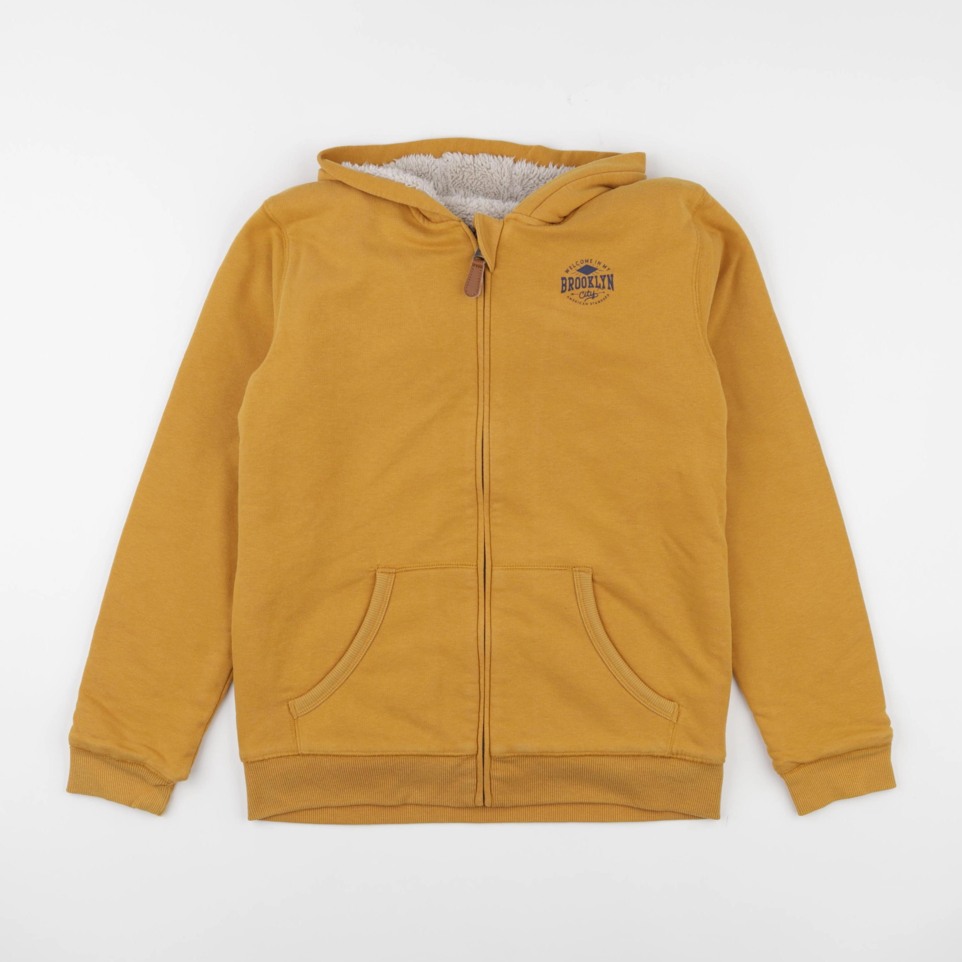 Vertbaudet - sweat jaune - 12 ans
