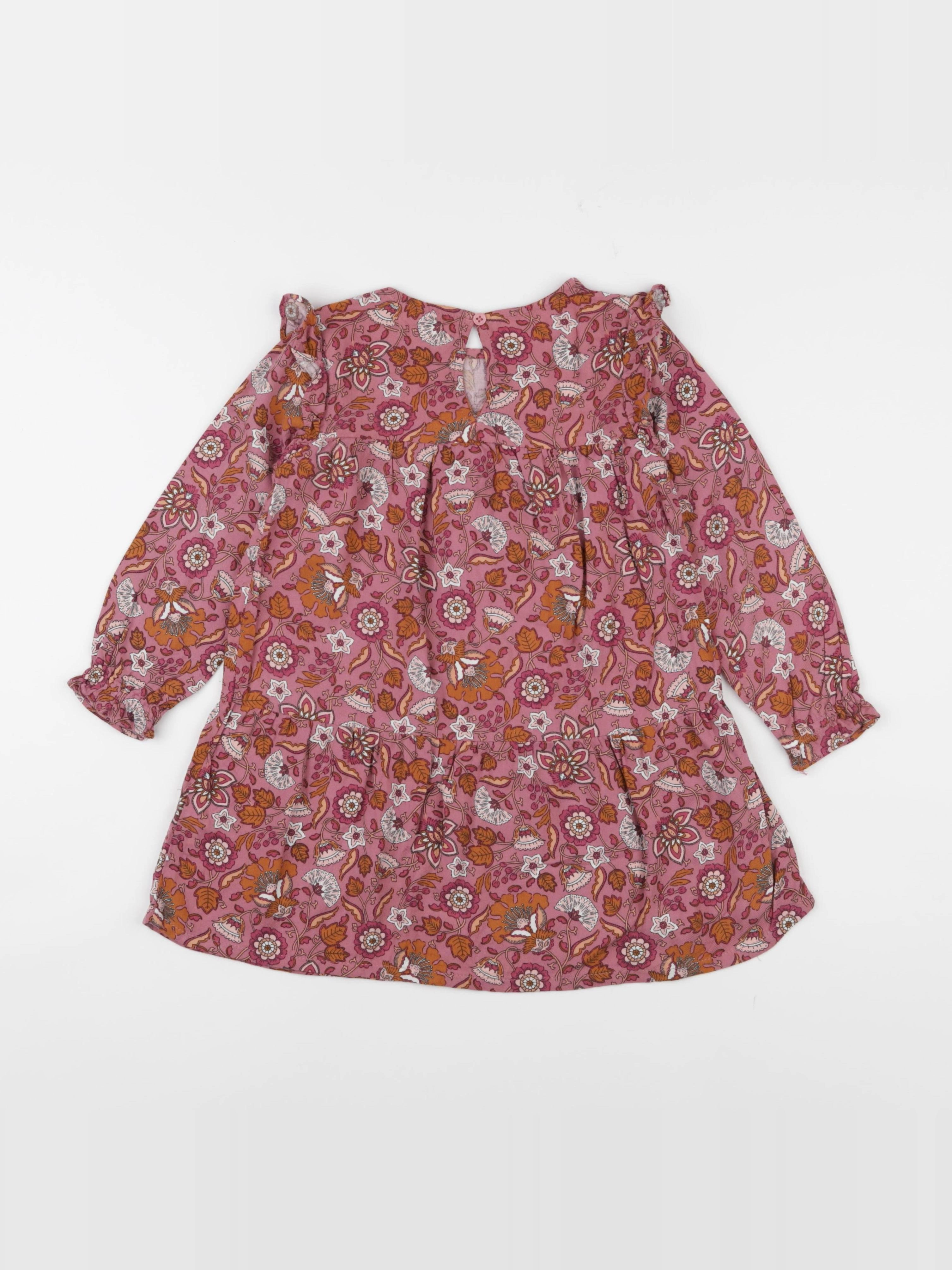 Vertbaudet - robe rose - 4 ans