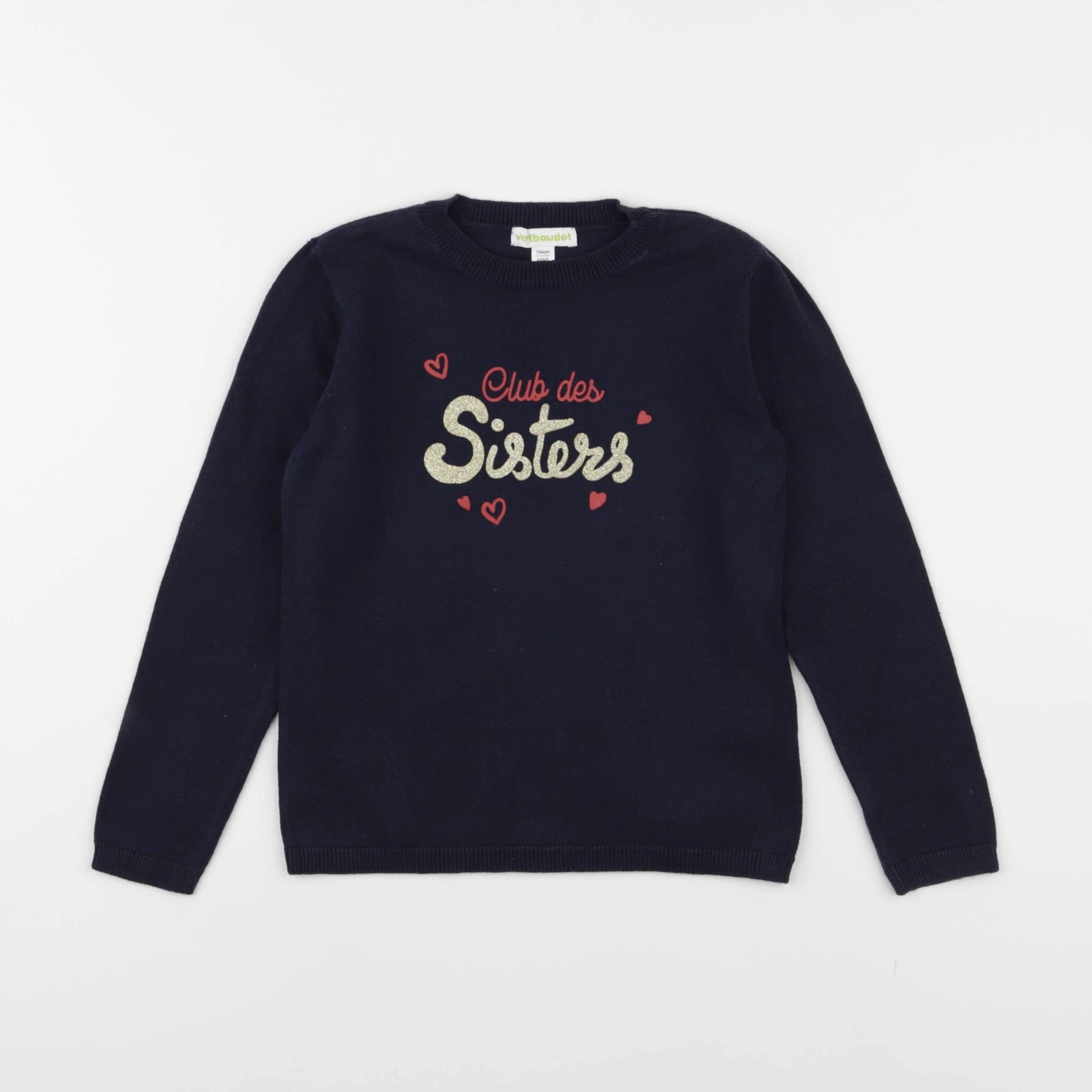 Vertbaudet - pull bleu - 4 ans