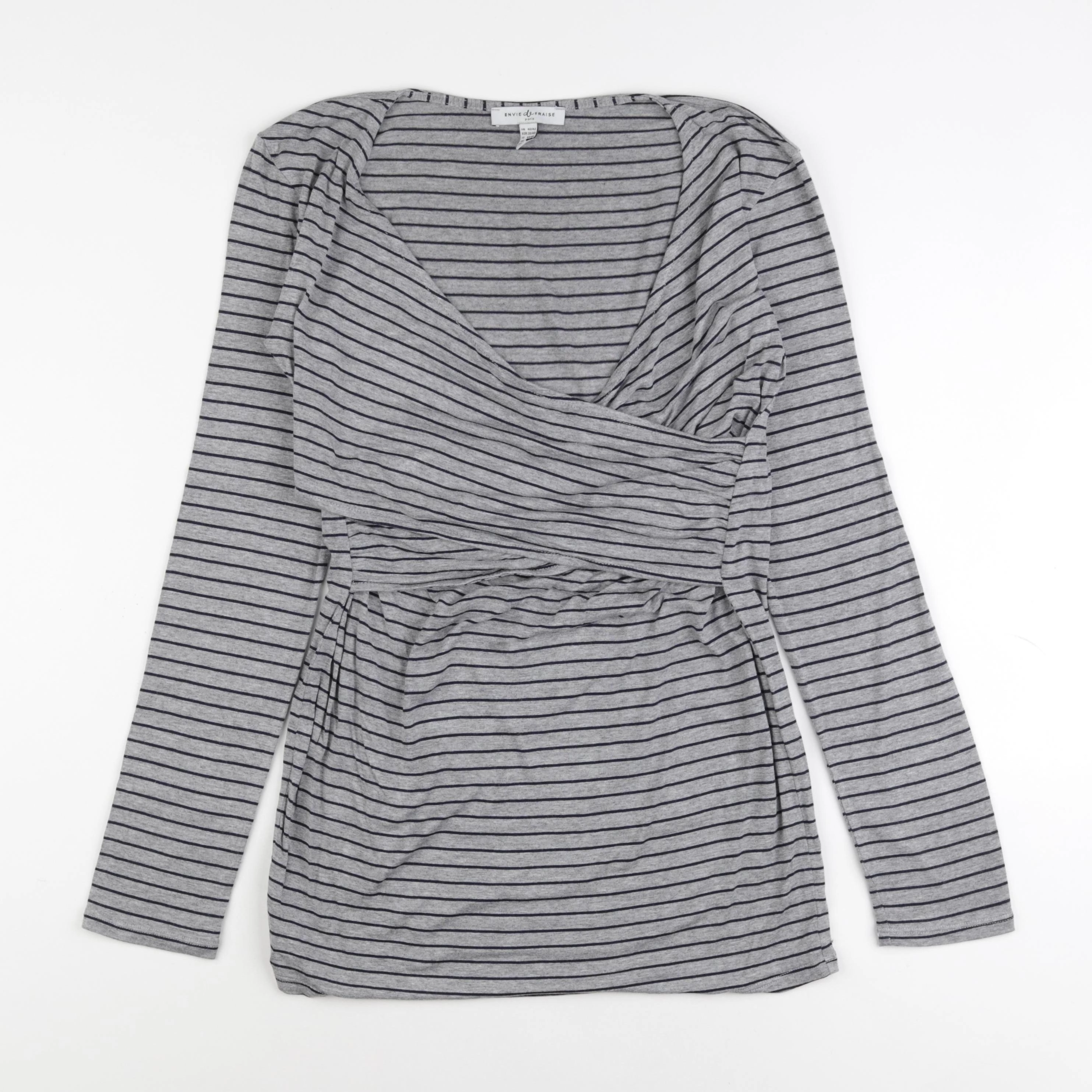 Envie de fraise - tee-shirt grossesse gris - 38 à 40