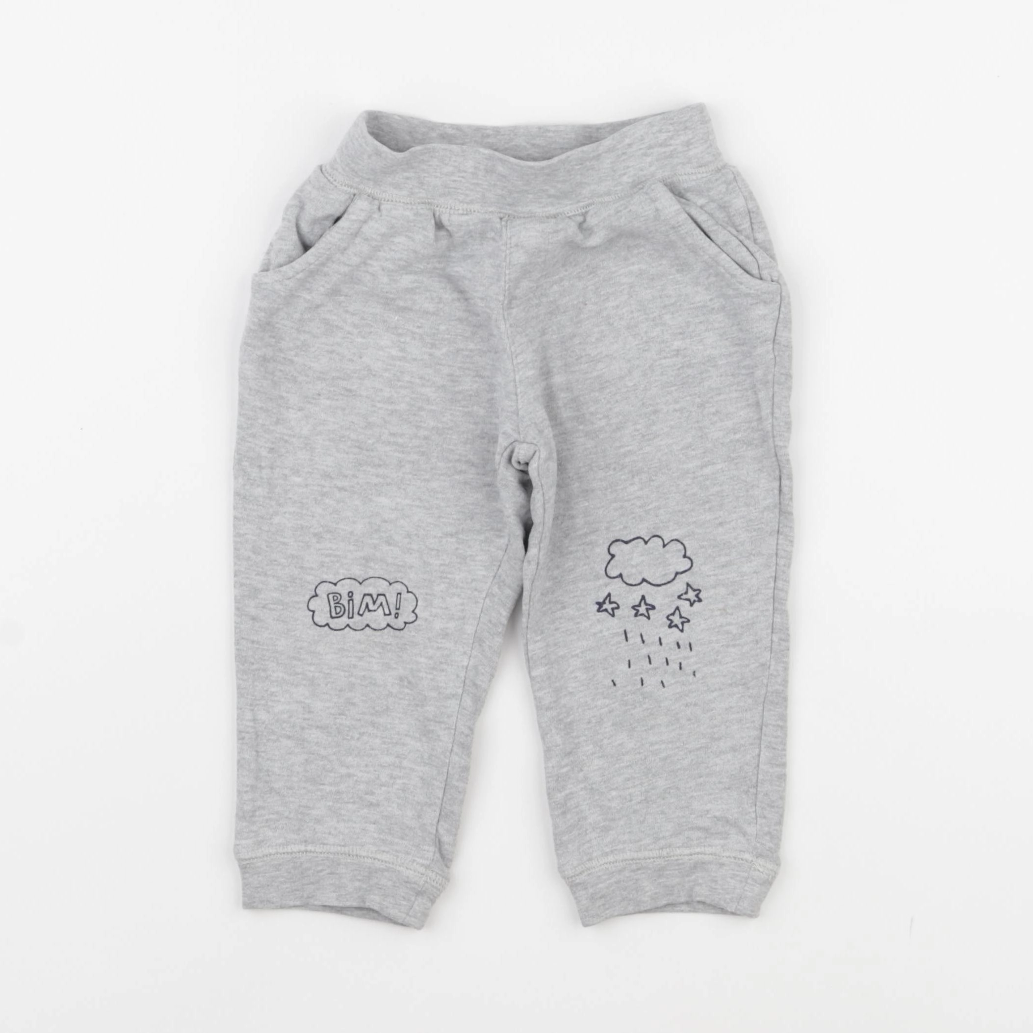 Vertbaudet - pantalon gris - 24 mois