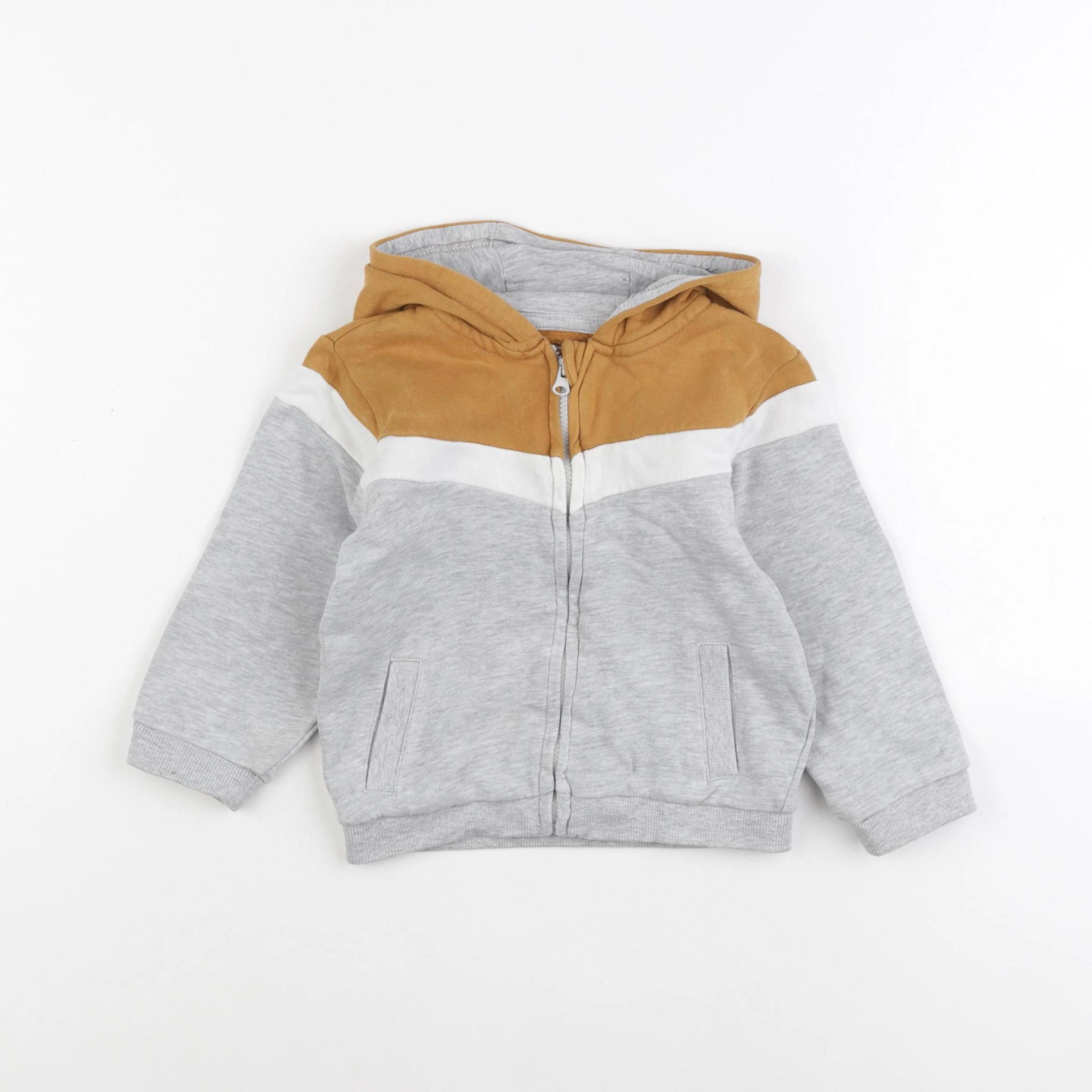 Vertbaudet - sweat gris - 2 ans