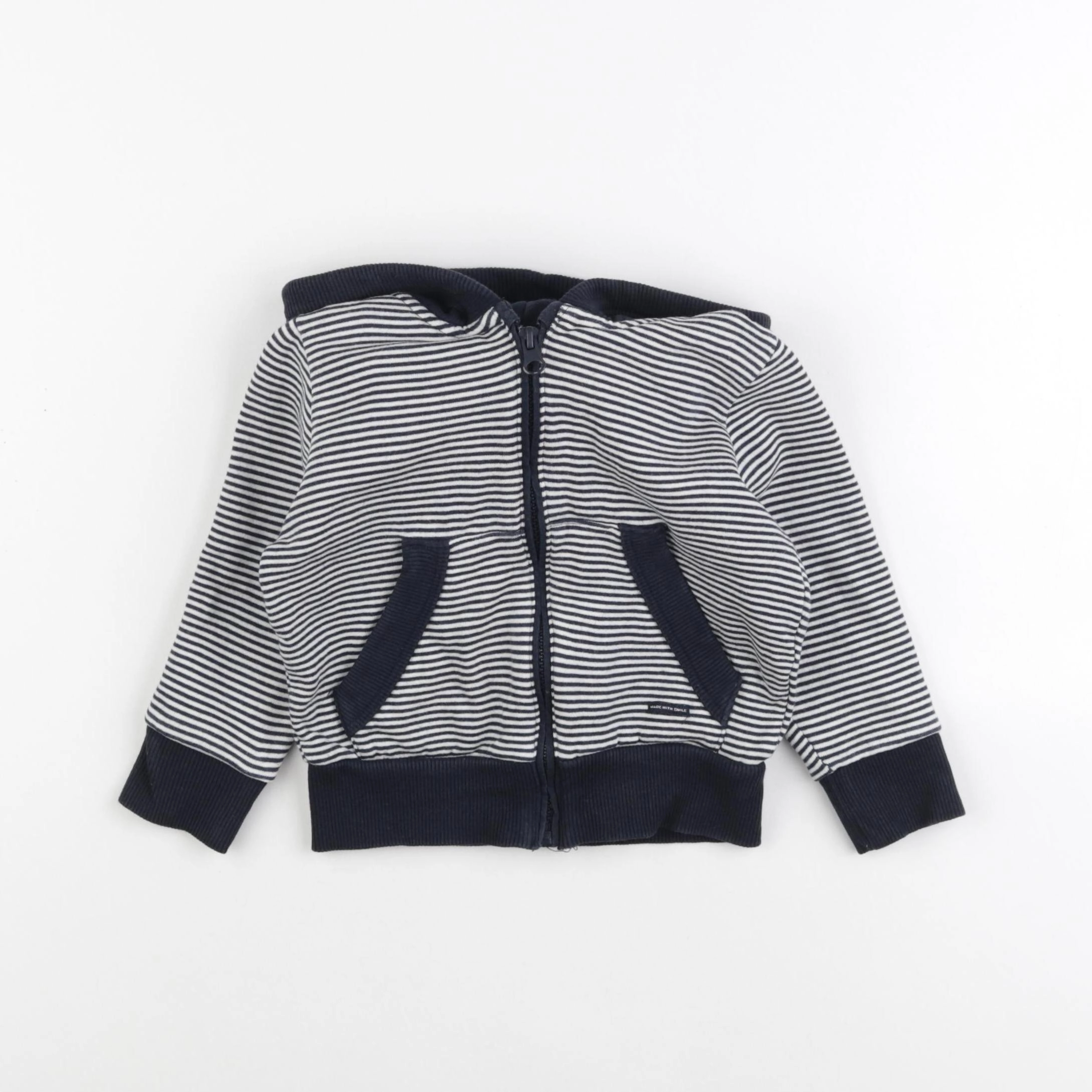 Tape à l'oeil - sweat bleu - 2 ans