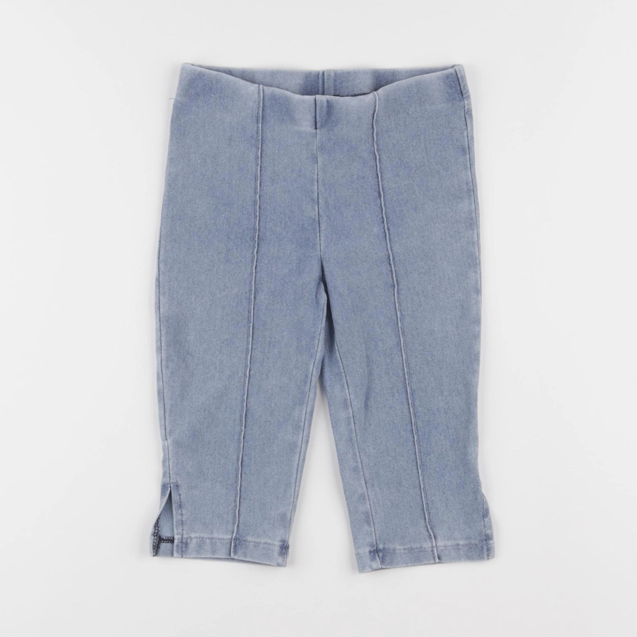 H&M - legging bleu - 3/4 ans