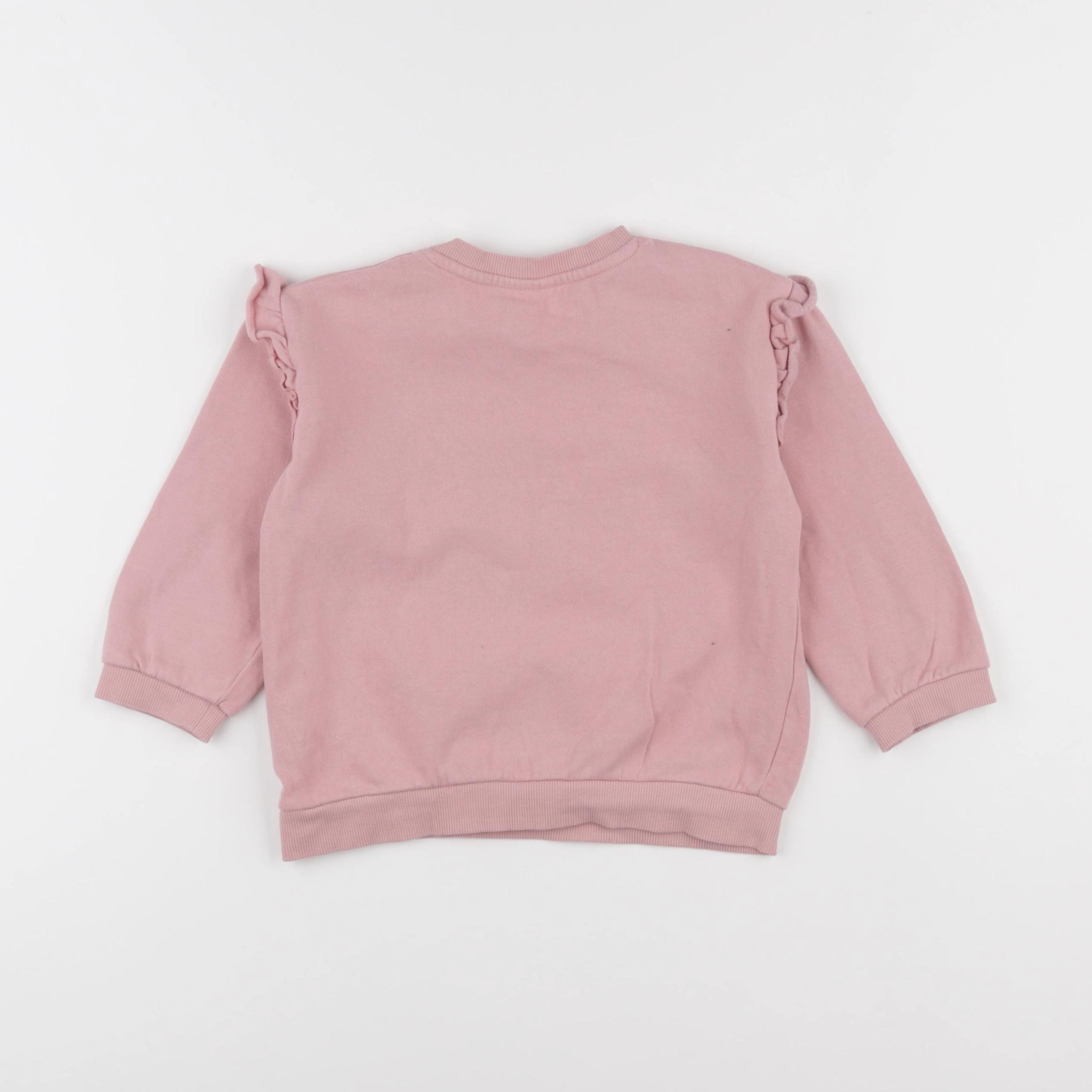 H&M - sweat rose - 2 ans