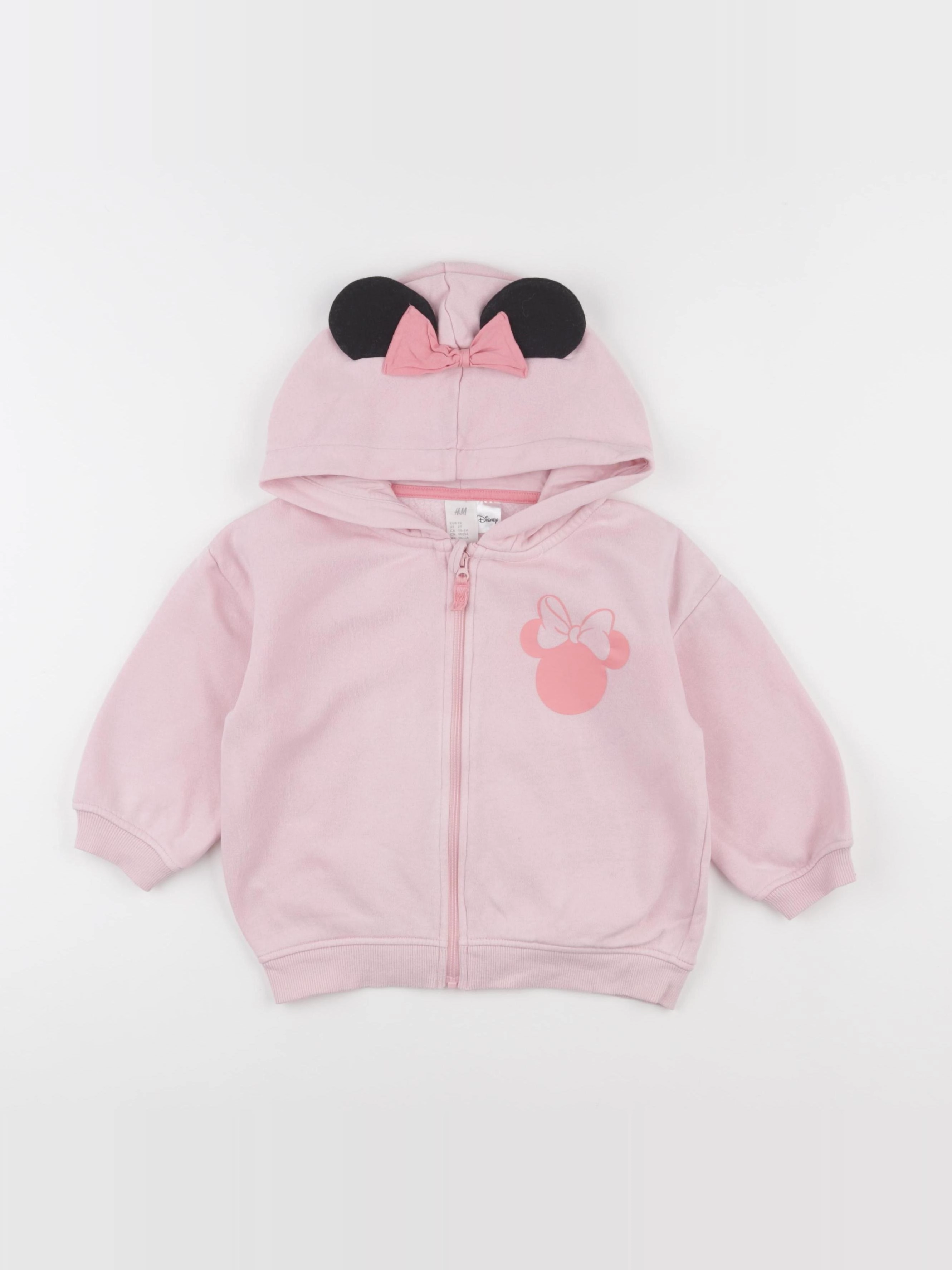 H&M - sweat rose - 2 ans