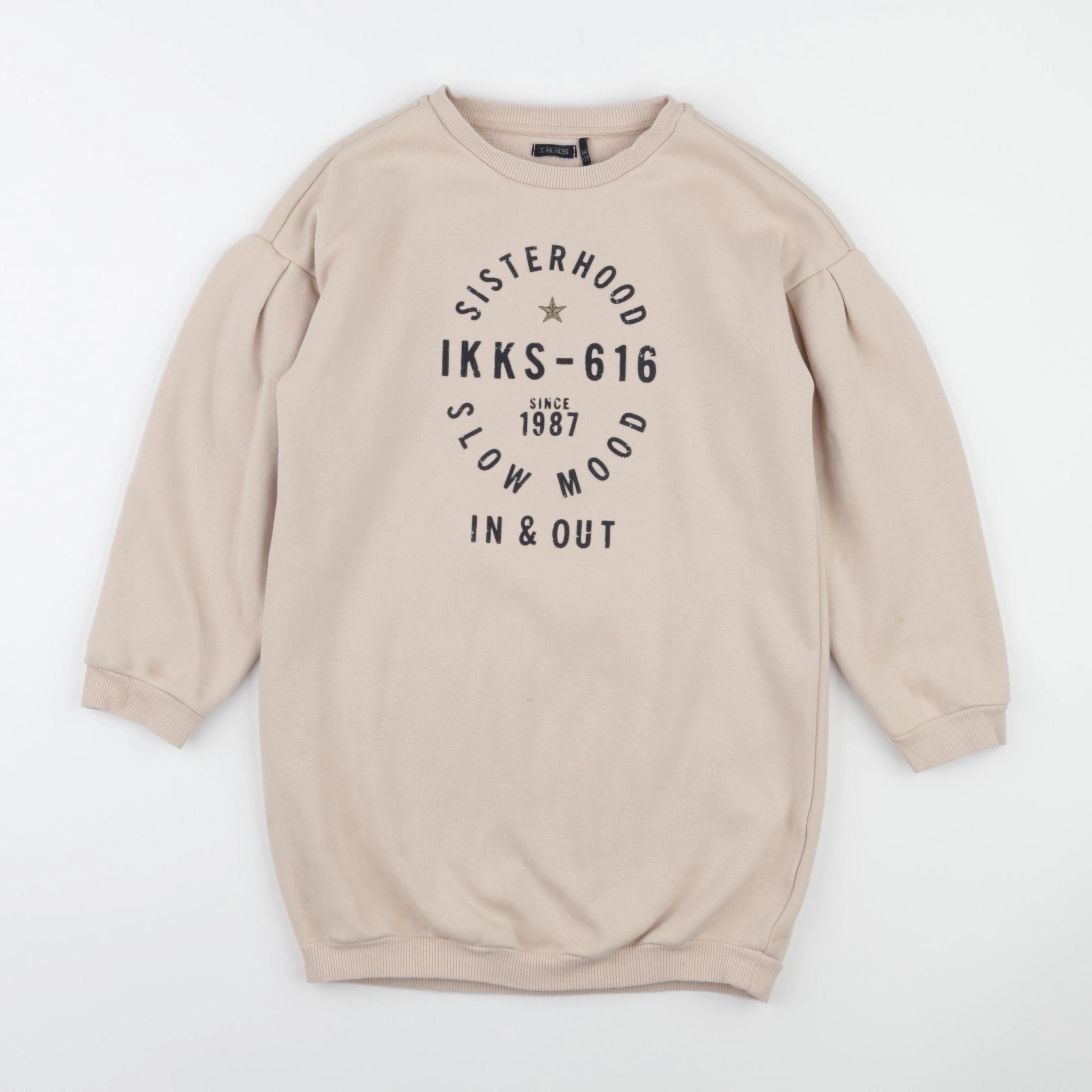 IKKS - robe beige - 8 ans