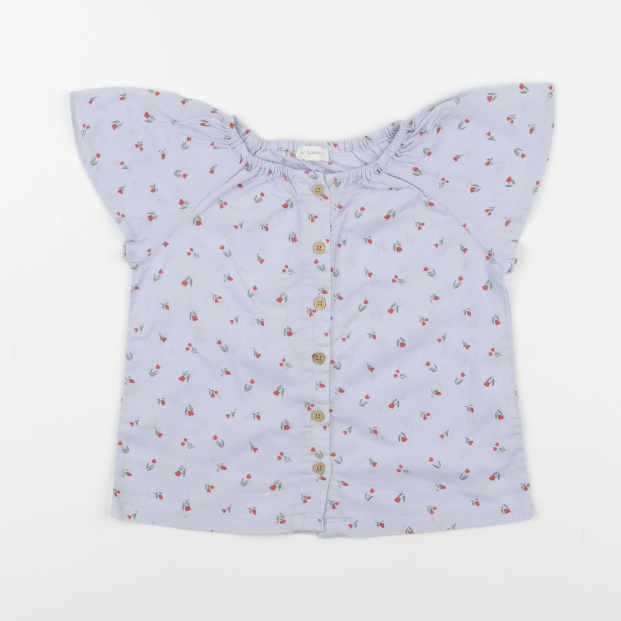 Okaidi - blouse bleu - 2 ans