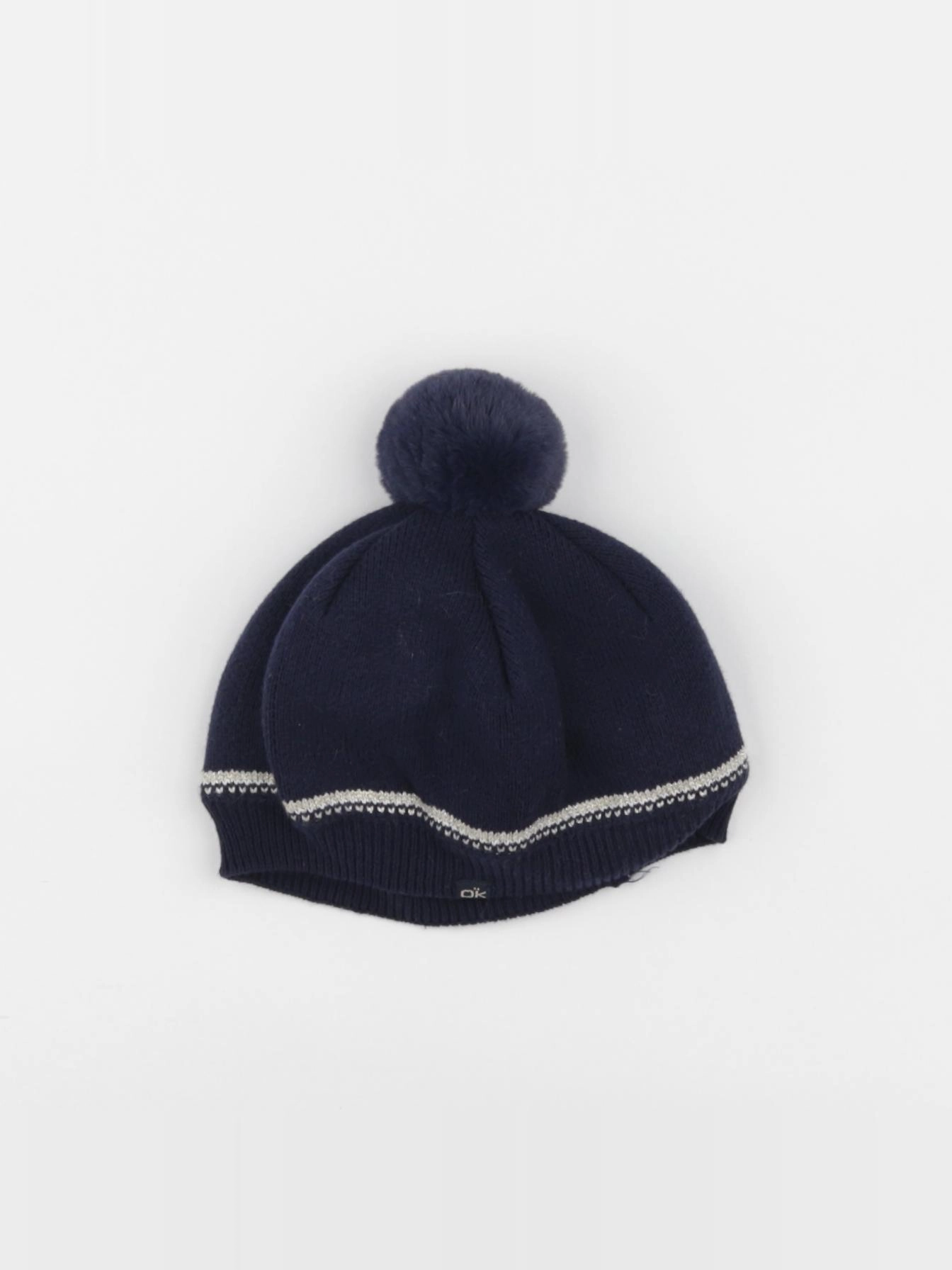Okaidi - bonnet bleu - 9/12 mois