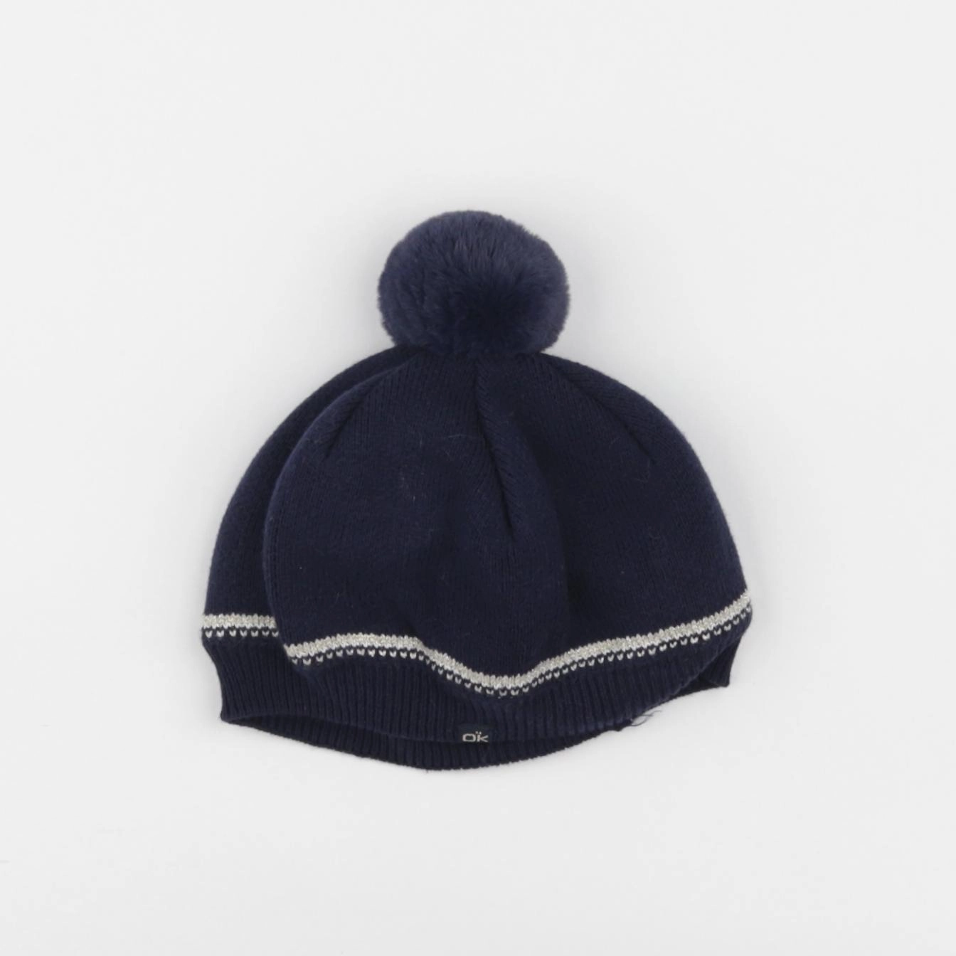Okaidi - bonnet bleu - 9/12 mois
