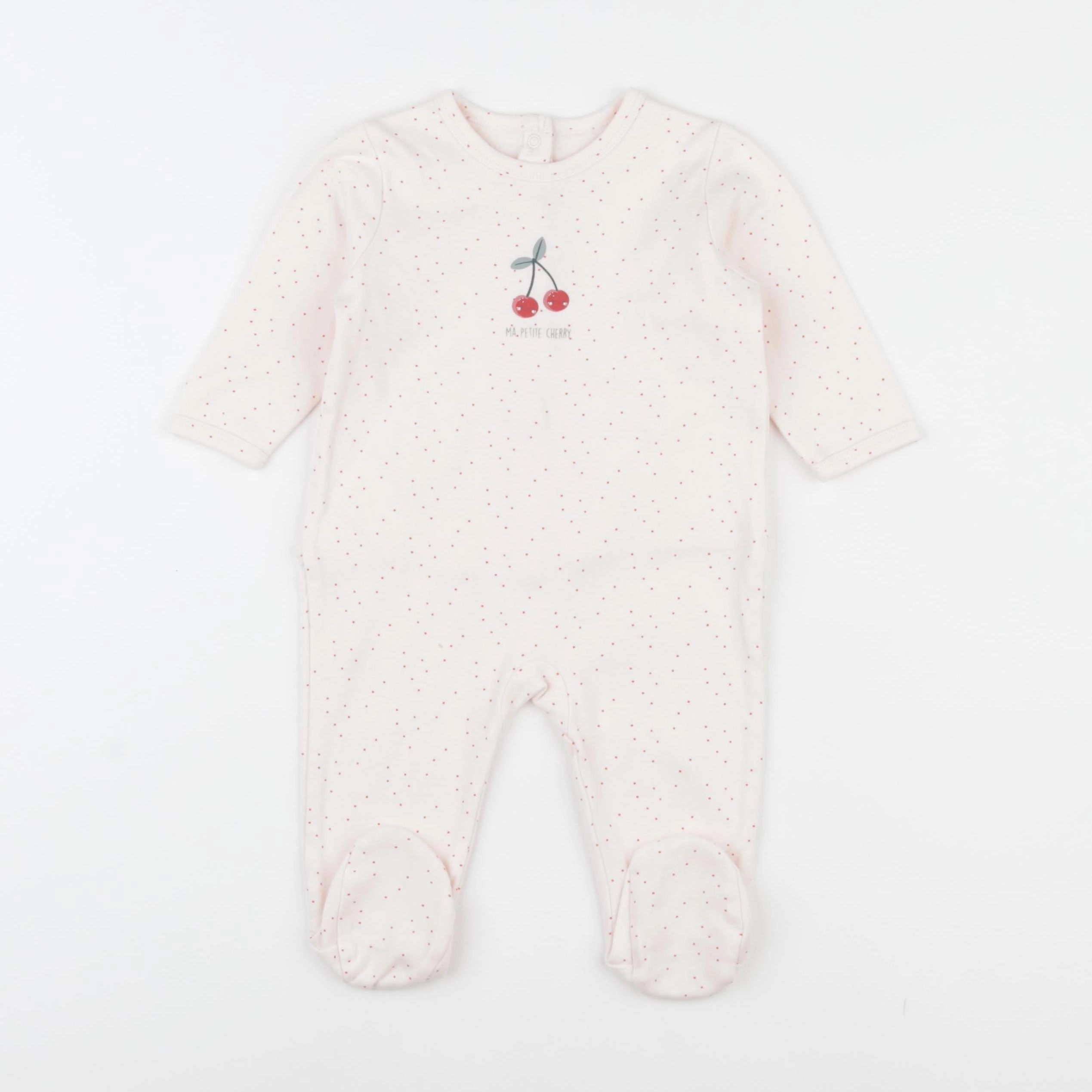 Vertbaudet - pyjama coton rose - 6 mois