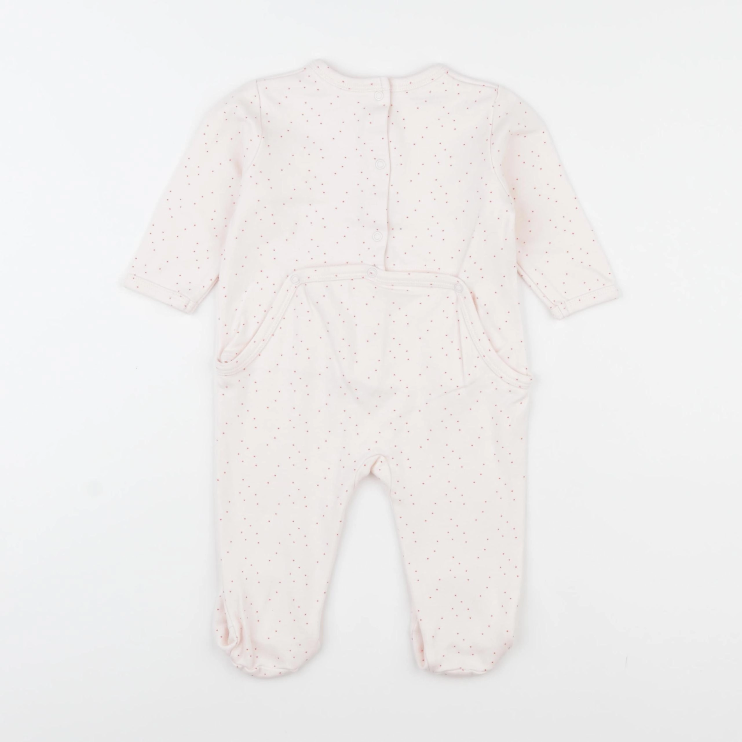 Vertbaudet - pyjama coton rose - 6 mois
