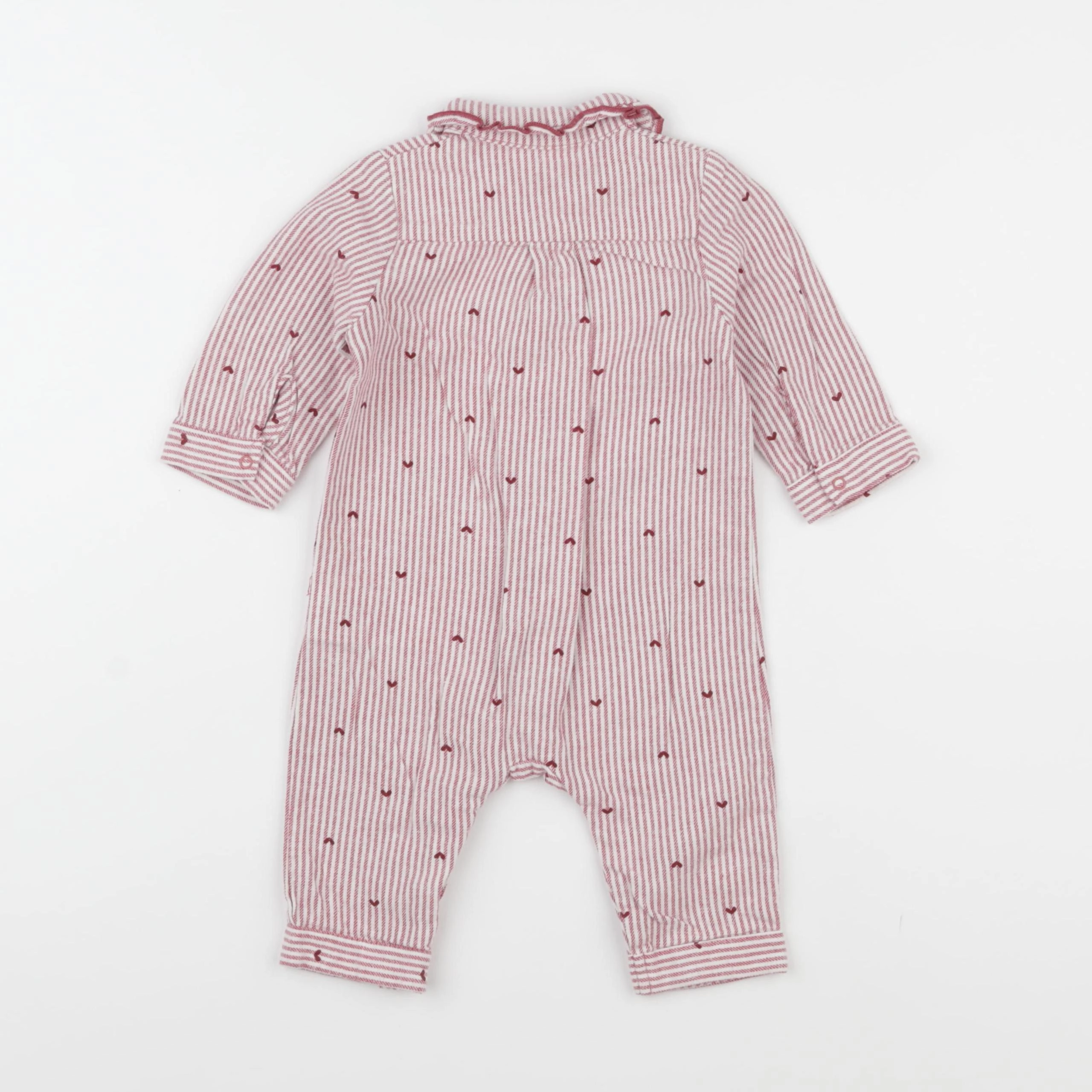 Vertbaudet - pyjama coton rose - 6 mois