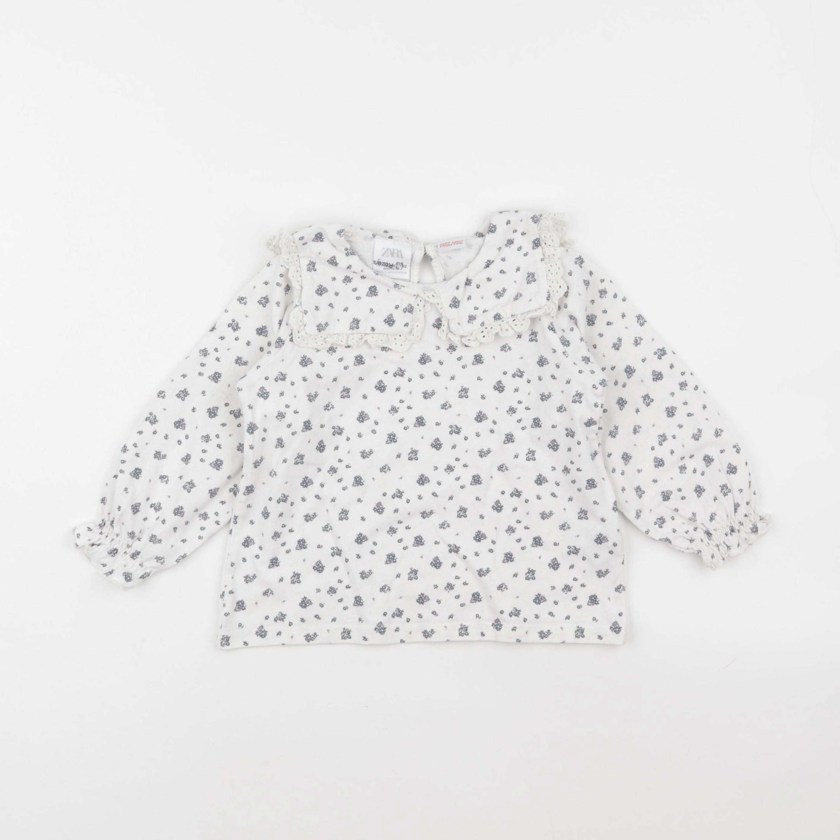 Zara - tee-shirt blanc - 18/24 mois
