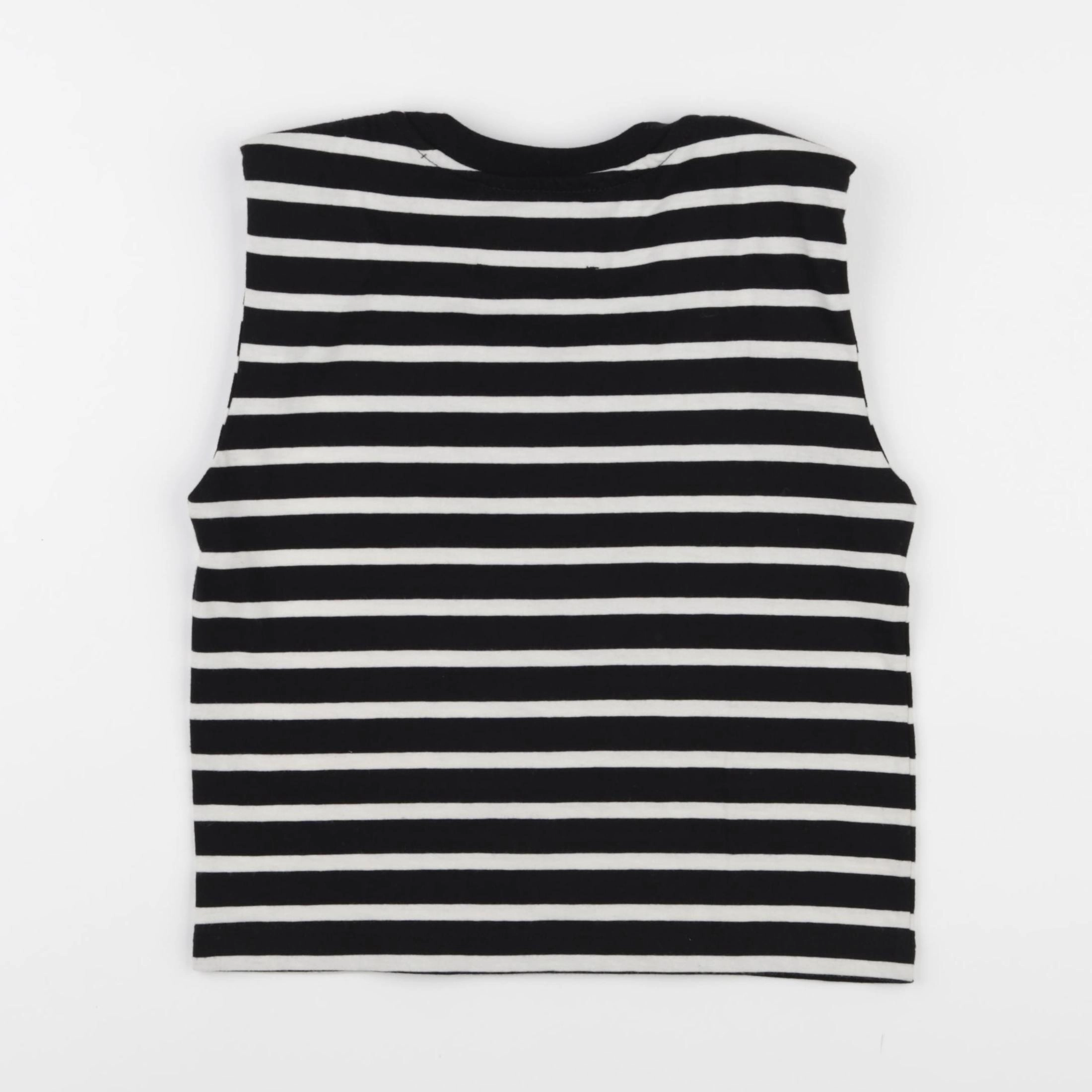 IKKS - tee-shirt noir, blanc - 8 ans