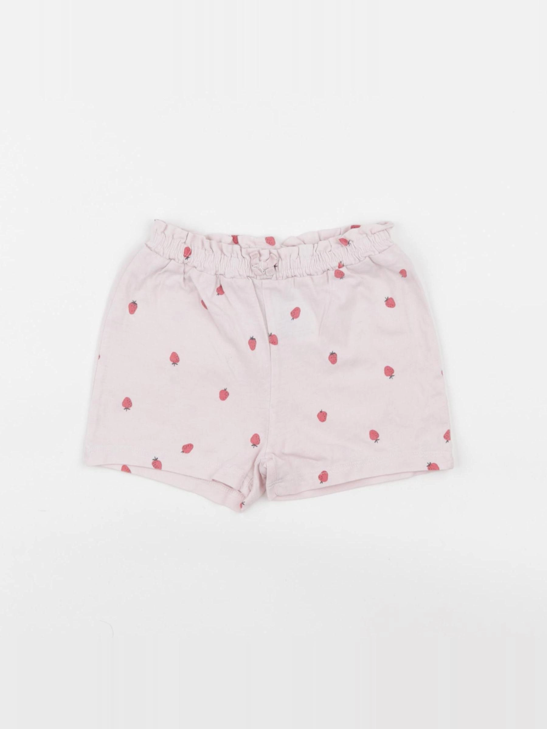 H&M - short rose - 12/18 mois