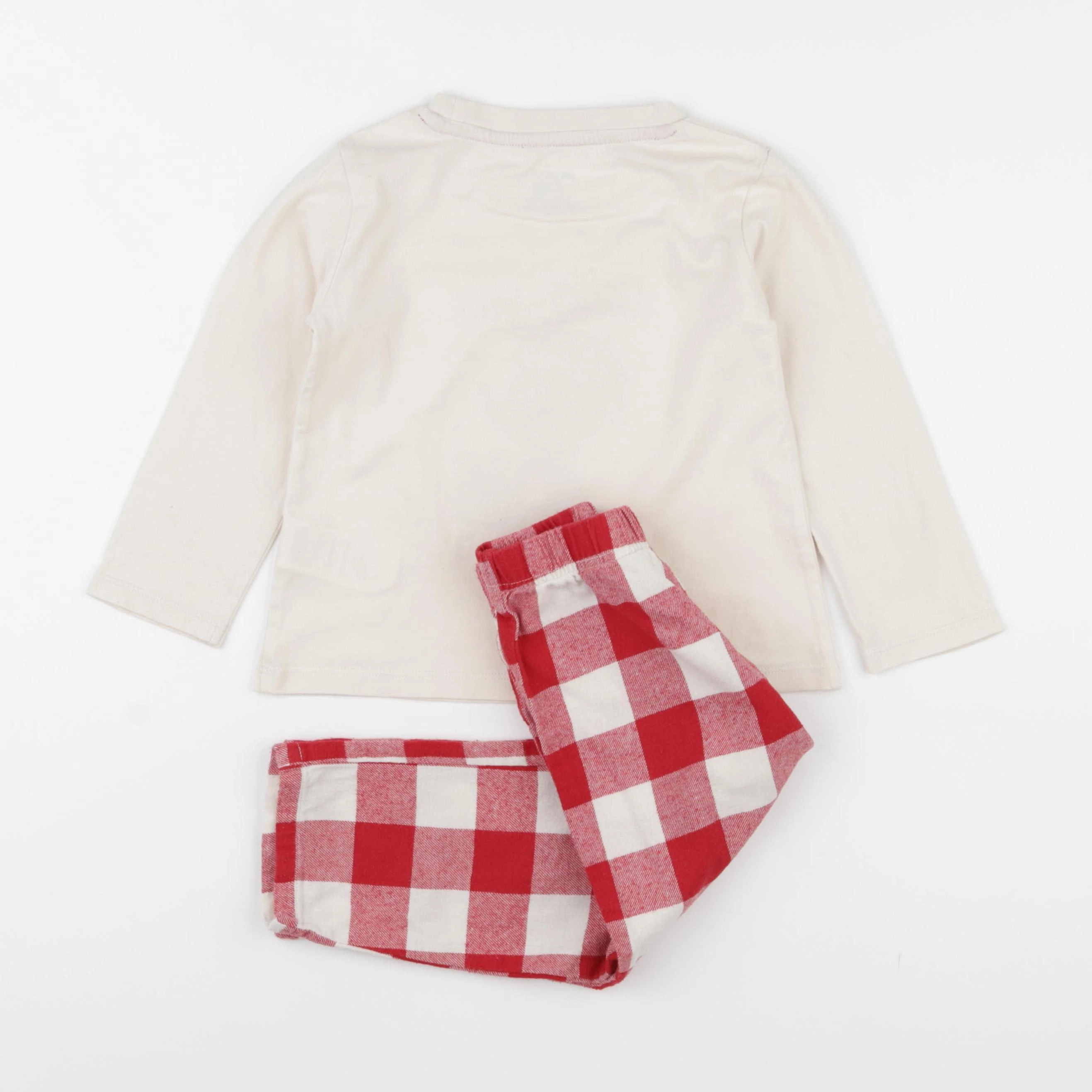 Vertbaudet - pyjama coton beige - 4 ans
