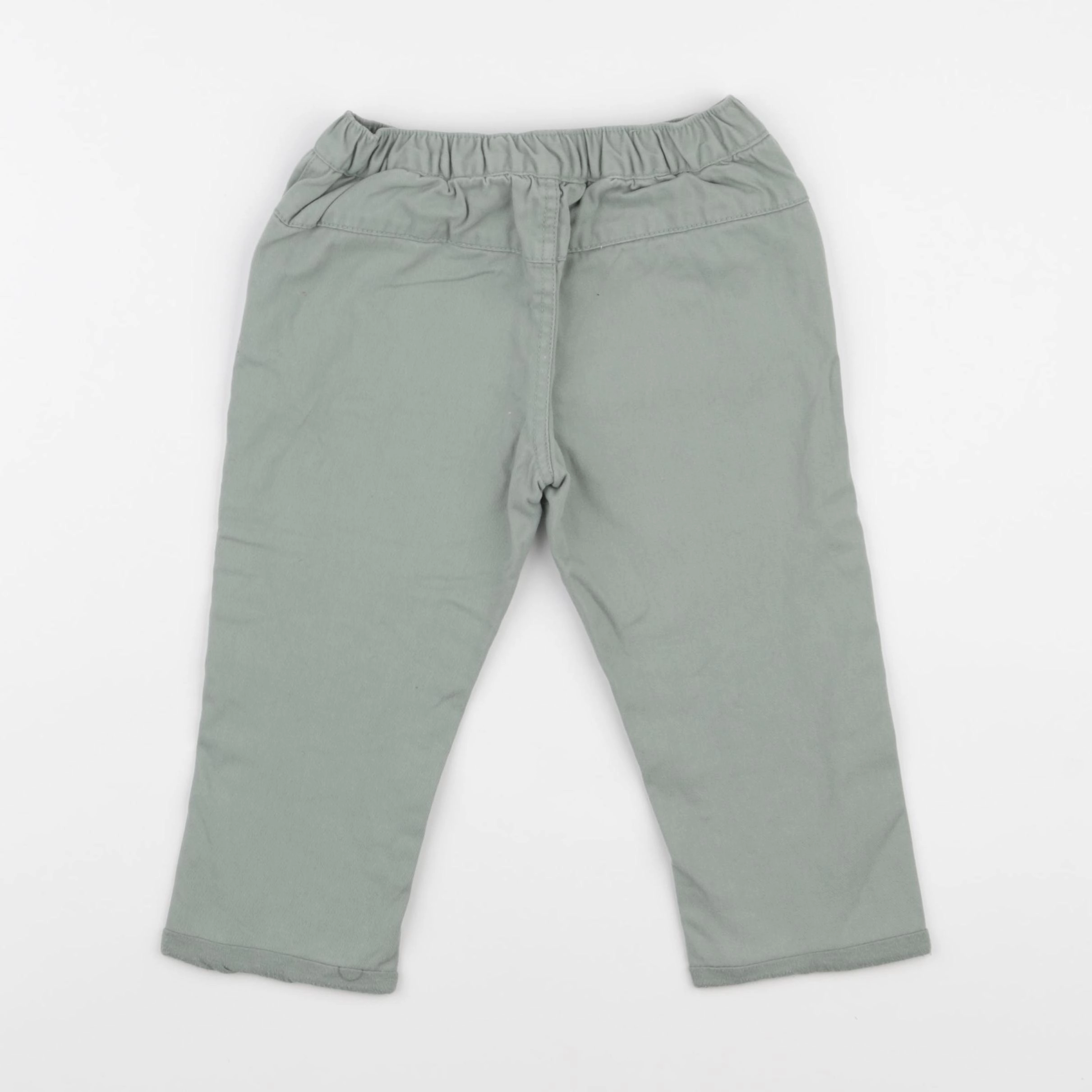 Vertbaudet - pantalon vert - 2 ans