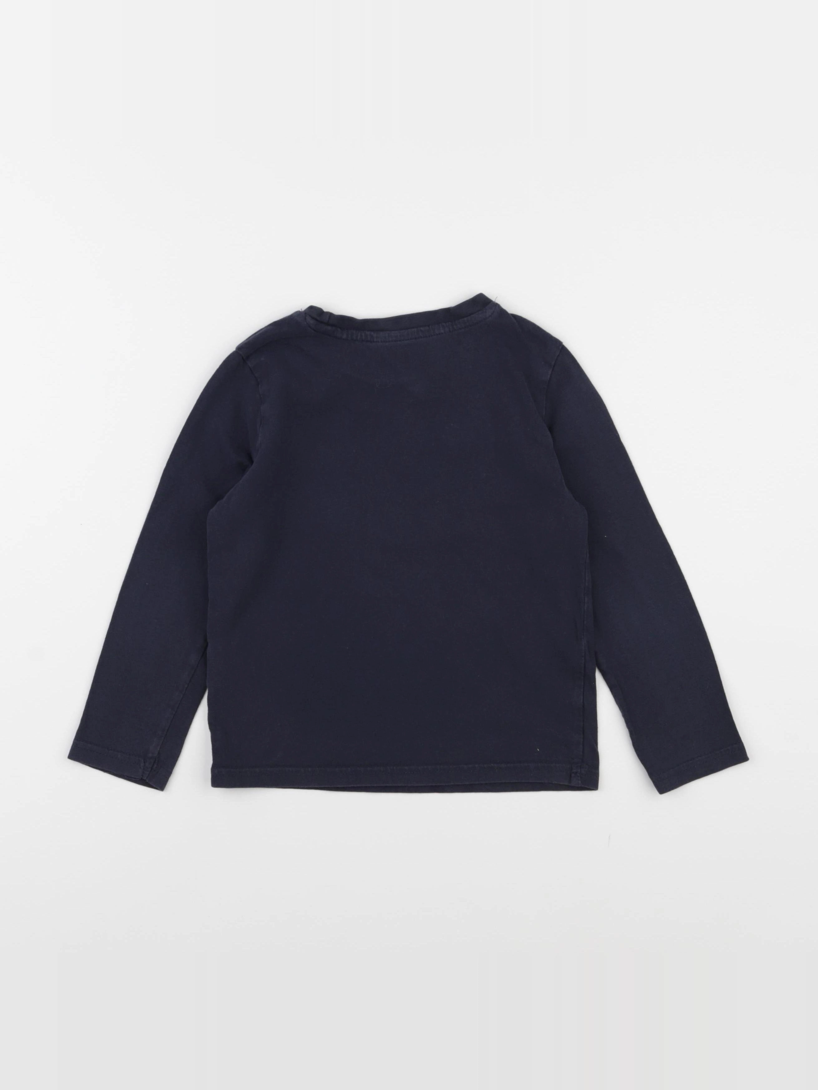 Vertbaudet - tee-shirt bleu - 5 ans