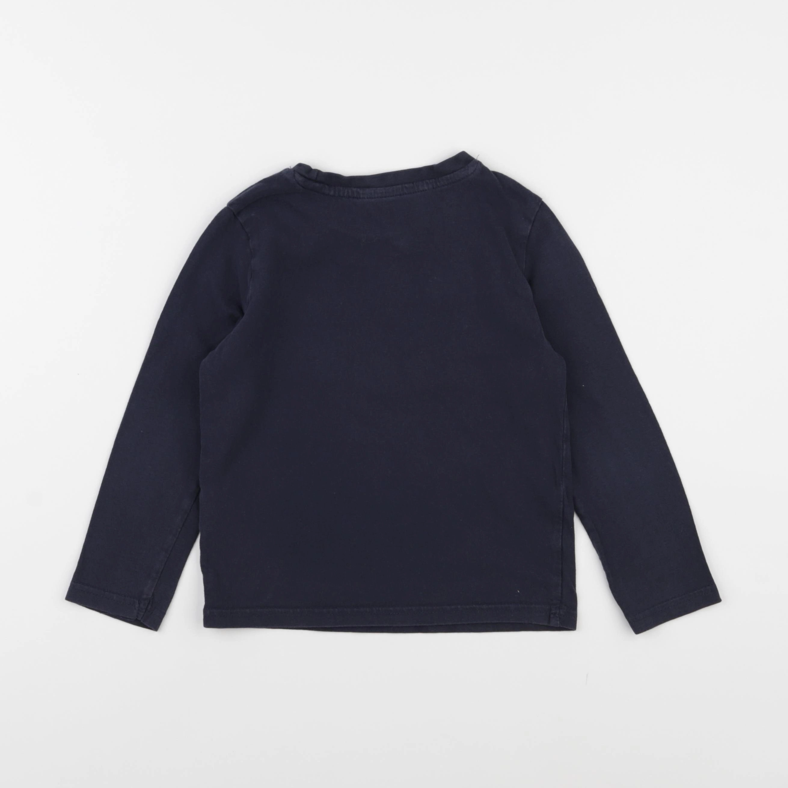 Vertbaudet - tee-shirt bleu - 5 ans