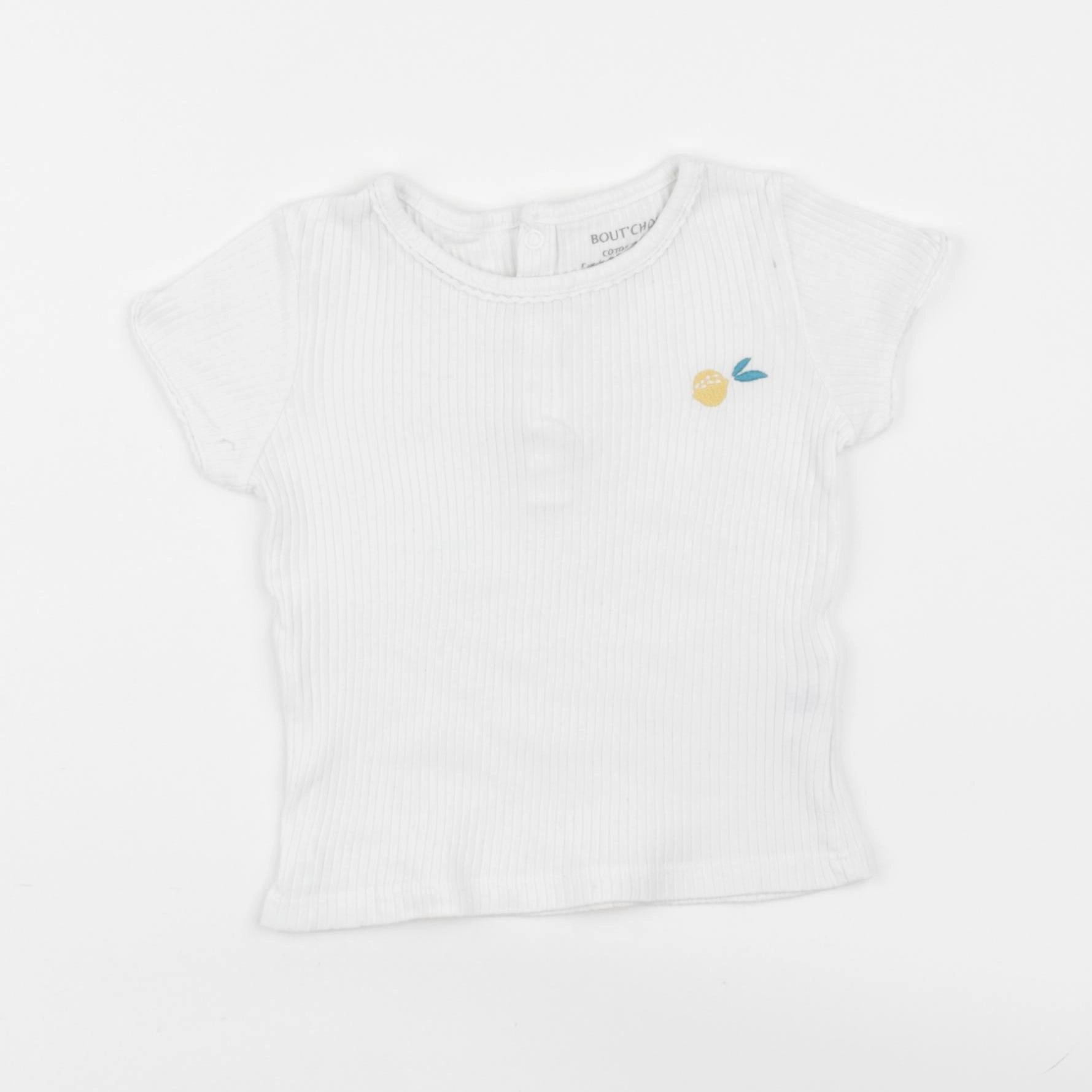 Boutchou - tee-shirt blanc - 12 mois