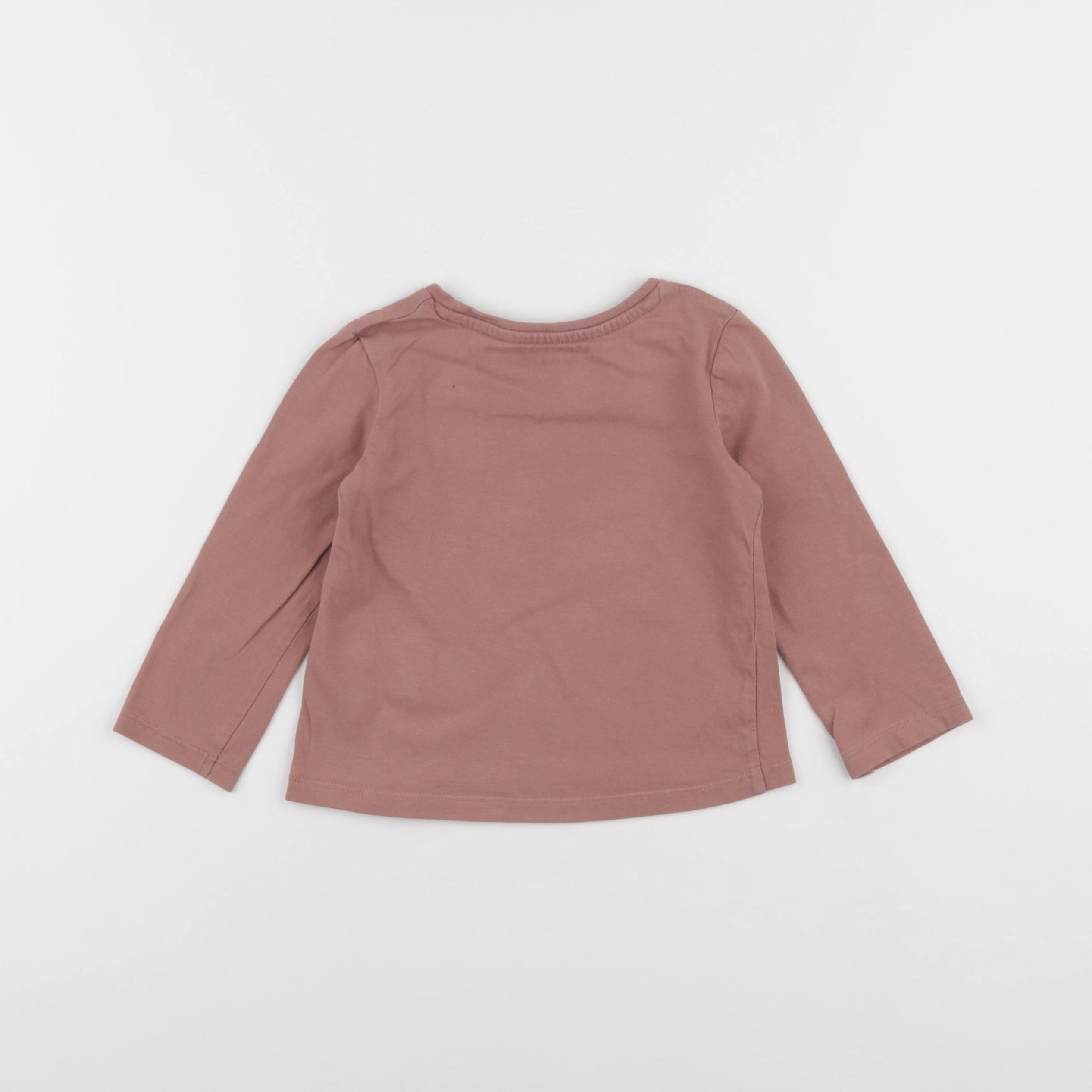 Vertbaudet - tee-shirt rose - 2 ans