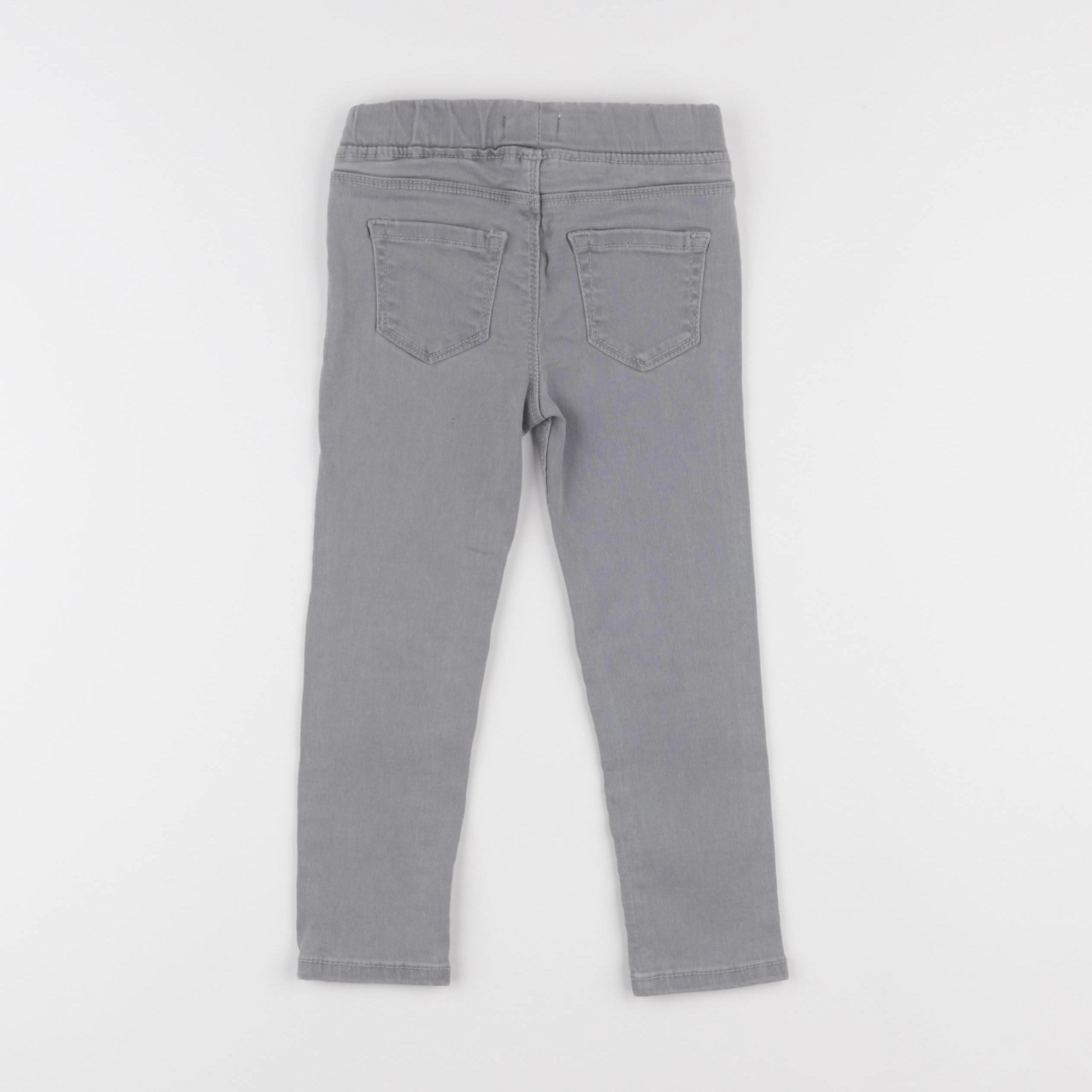 Vertbaudet - jegging gris - 3 ans